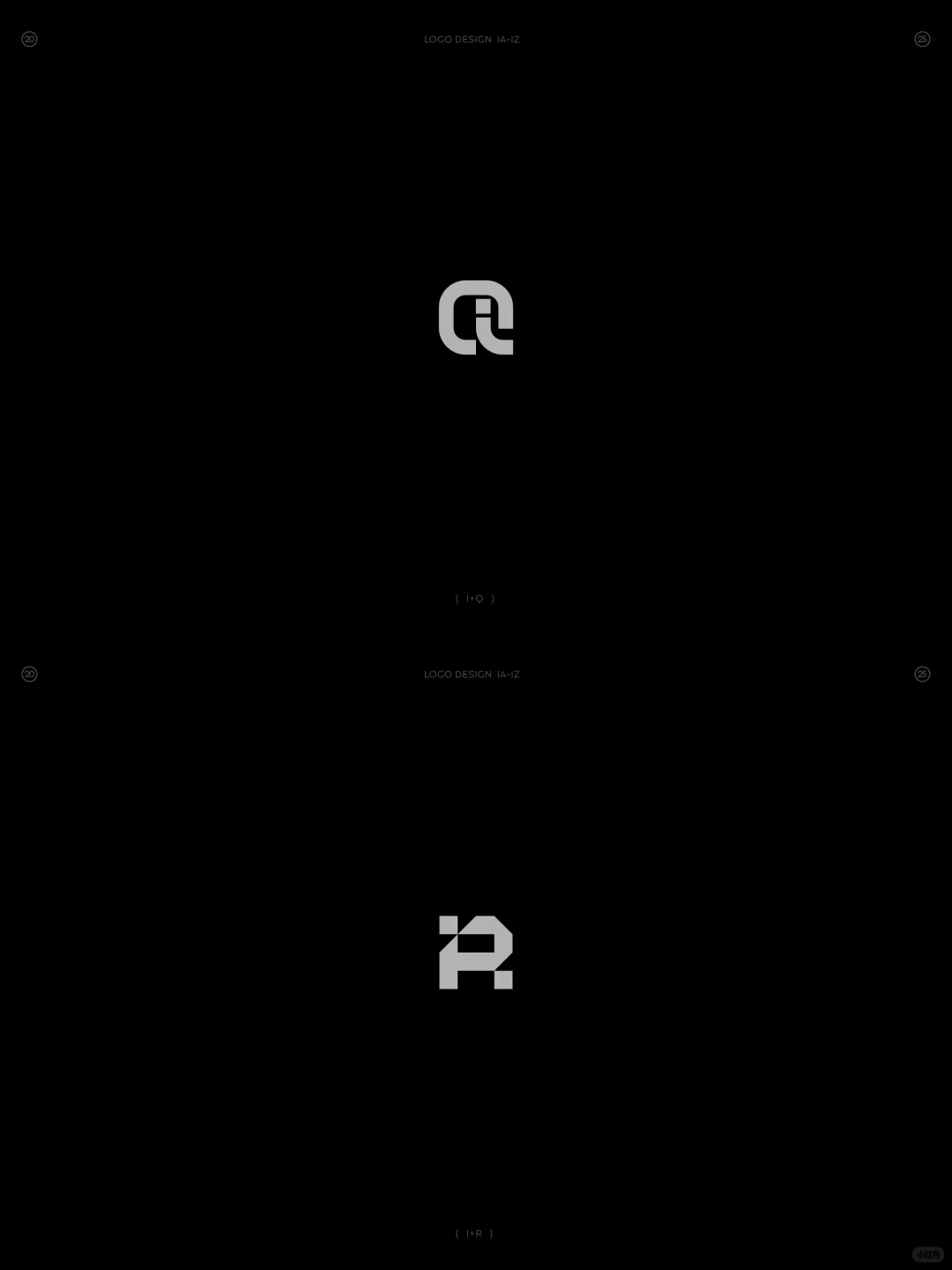 原创❗字母IA-IZ组合图形logo