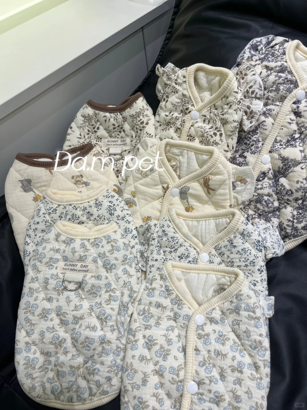 ?宠物衣服|一眼命中的纯棉纱布夹棉衣?