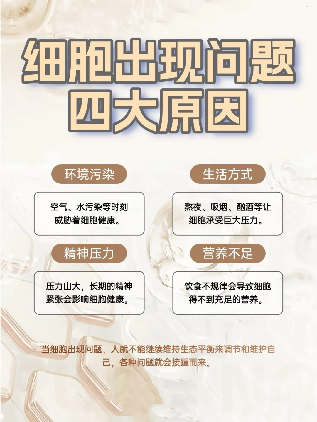 细胞好身体好，守护健康从细胞开始