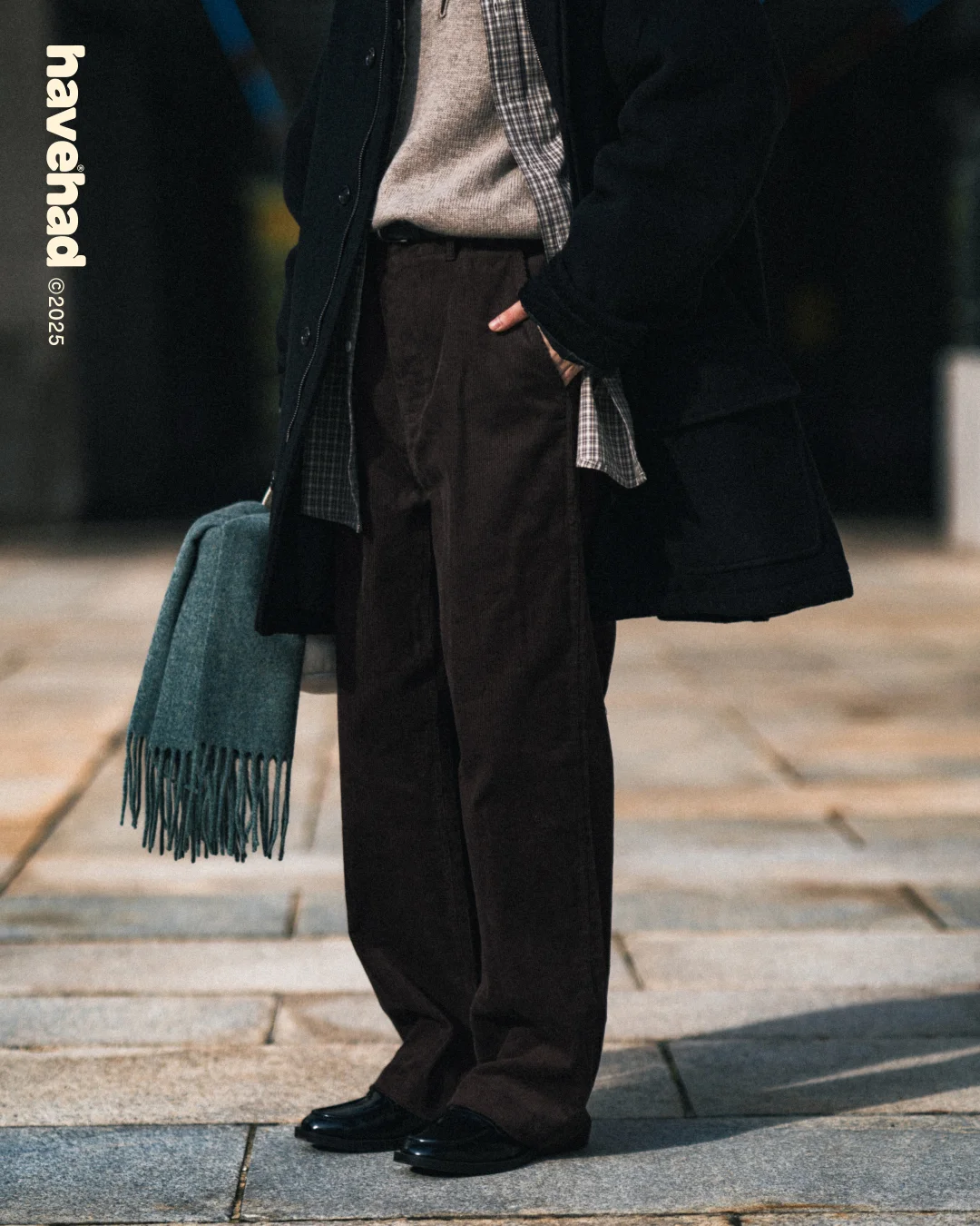 城市羊毛半外套