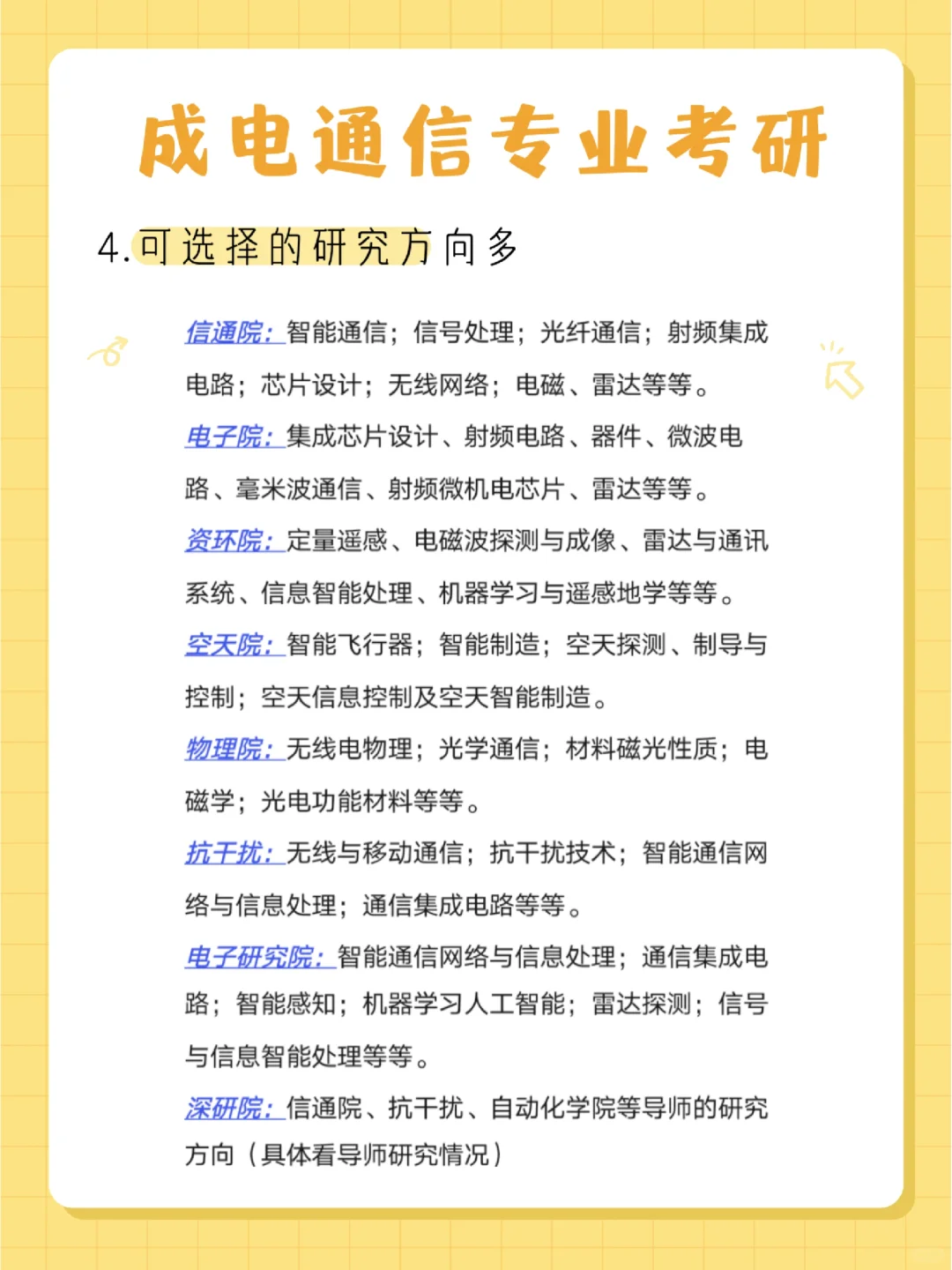 成电通信专业考研为什么这么受欢迎？
