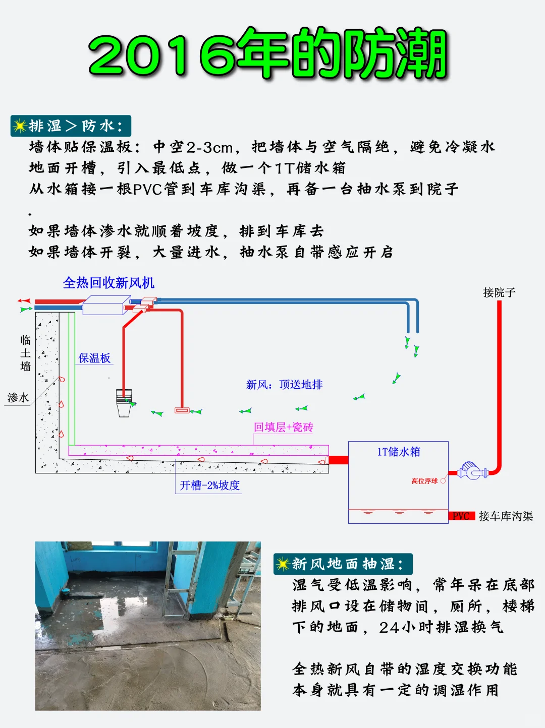 地下室防潮防水防霉,成本比你想得更低