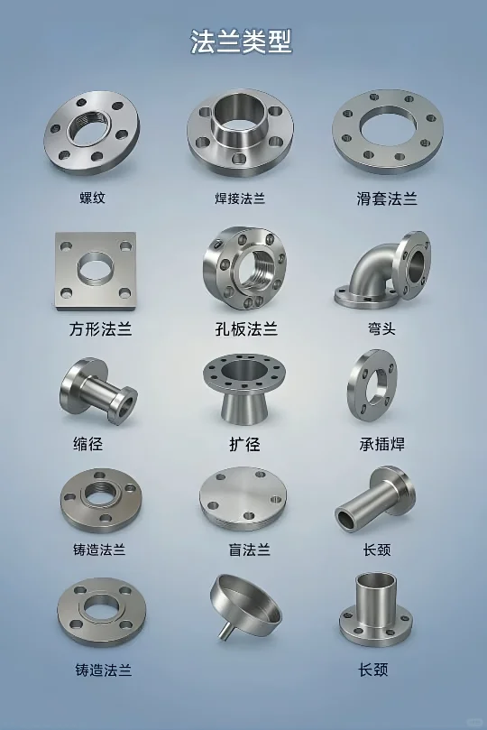 各种各样的法兰