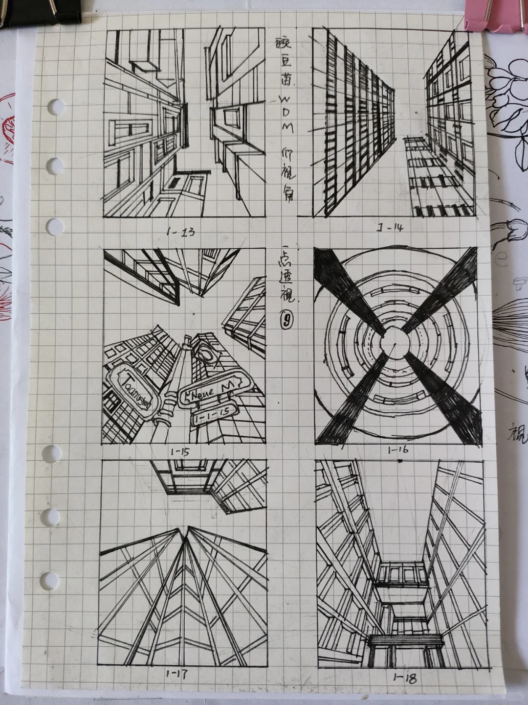 一点透视，建筑，家具