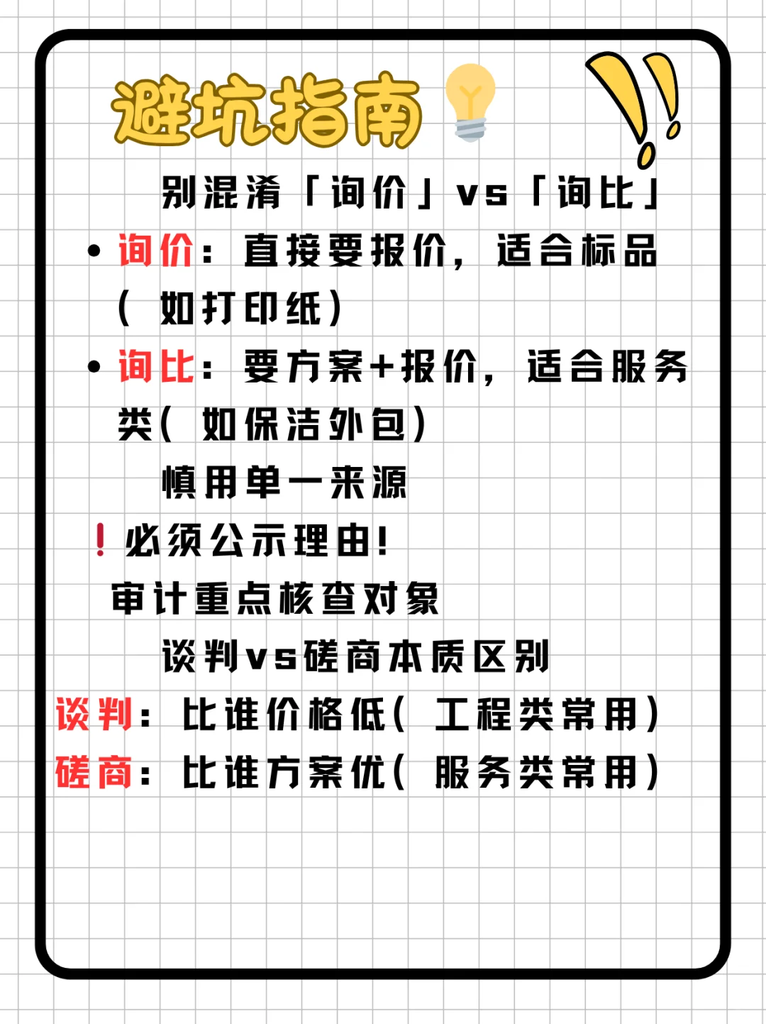 招投标小白必看‼️