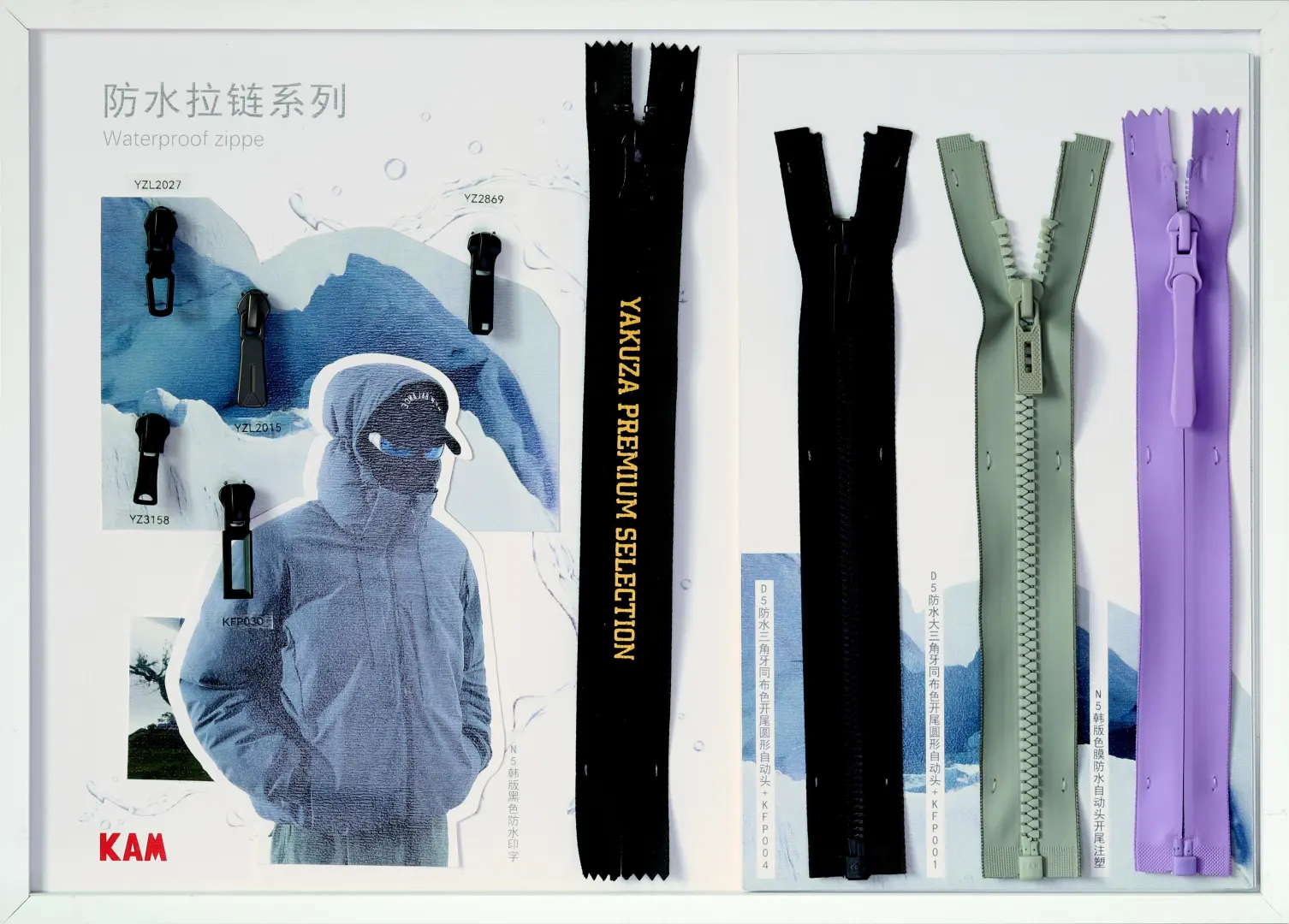 防水拉链系列，让你的产品更防水?