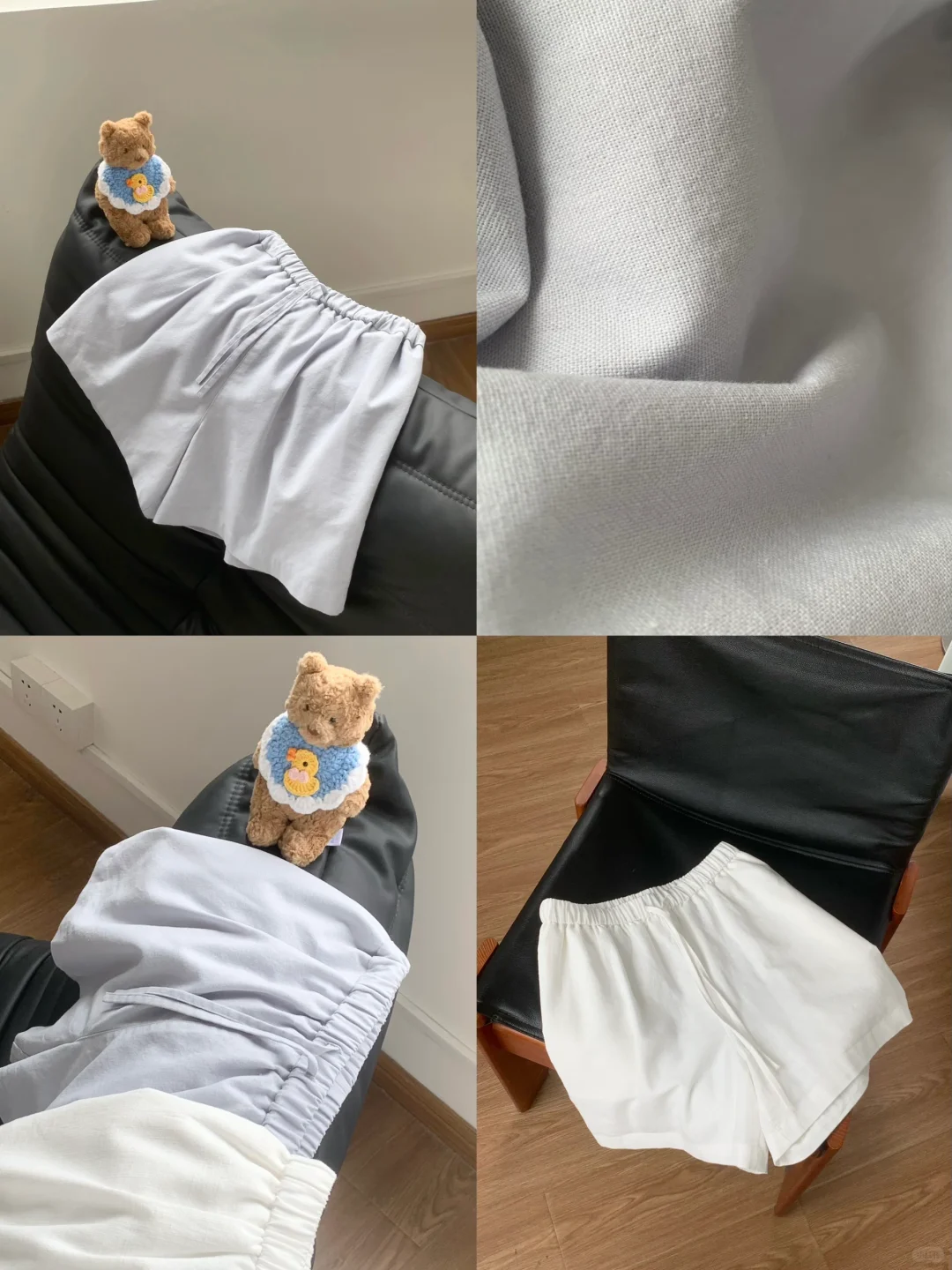 救命！！亚麻短裤面料和颜色终于确认好了！！