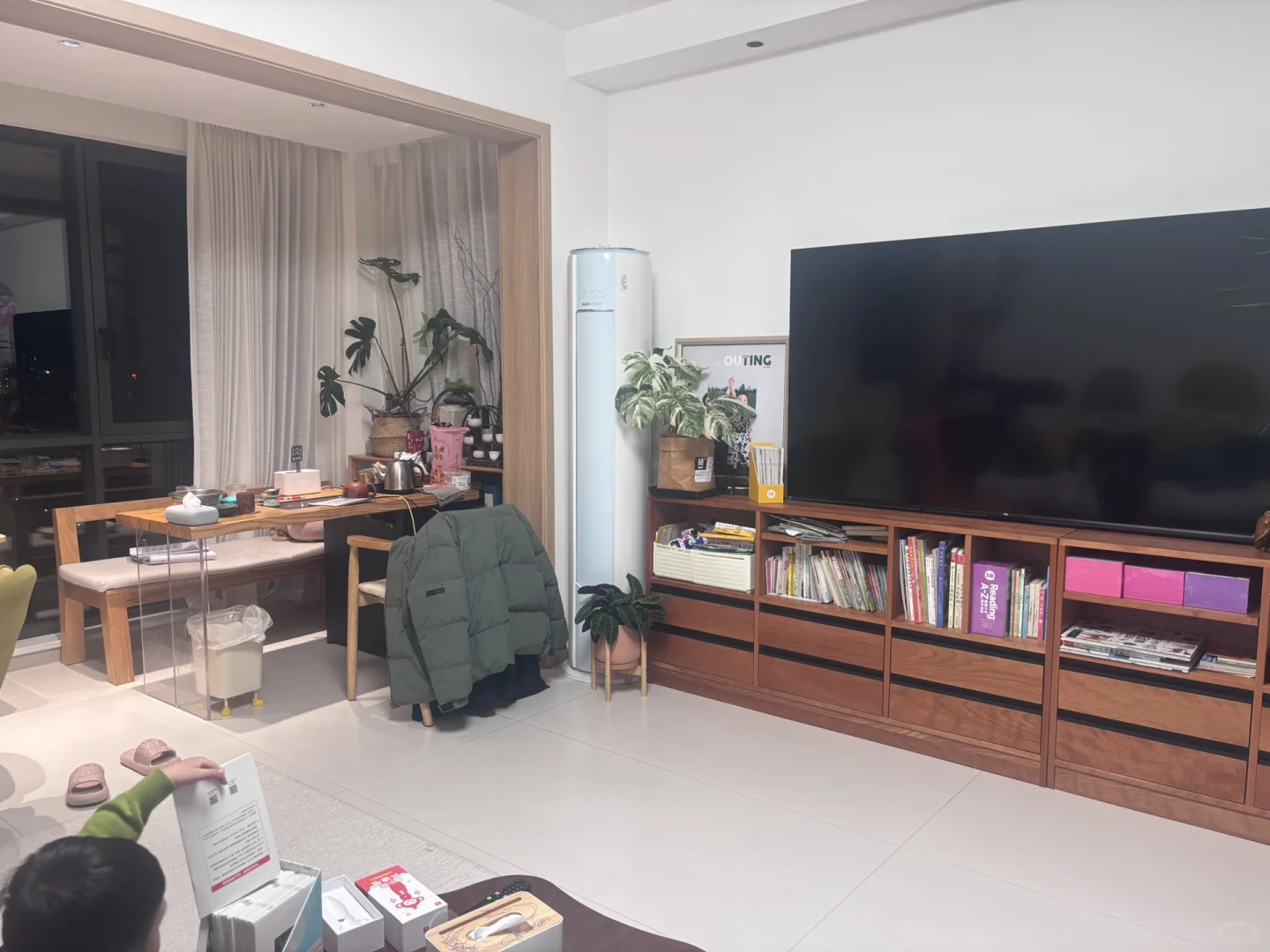 请教我做家务,收纳和整理。