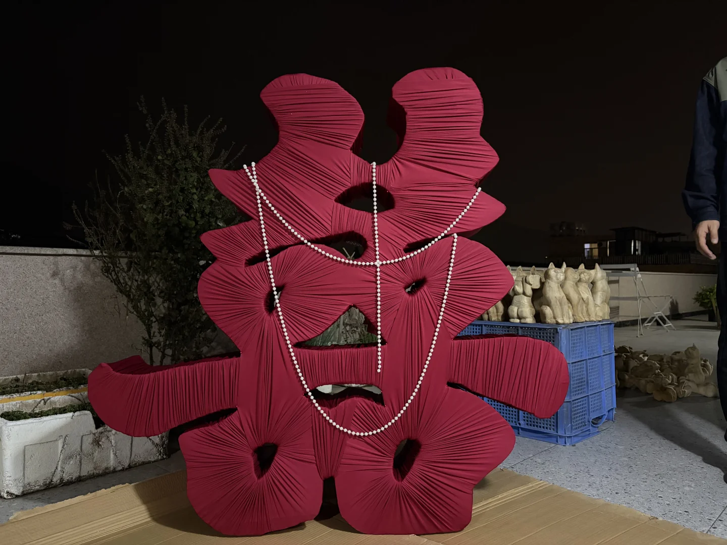 1.2米缠布立体喜字材料包教程