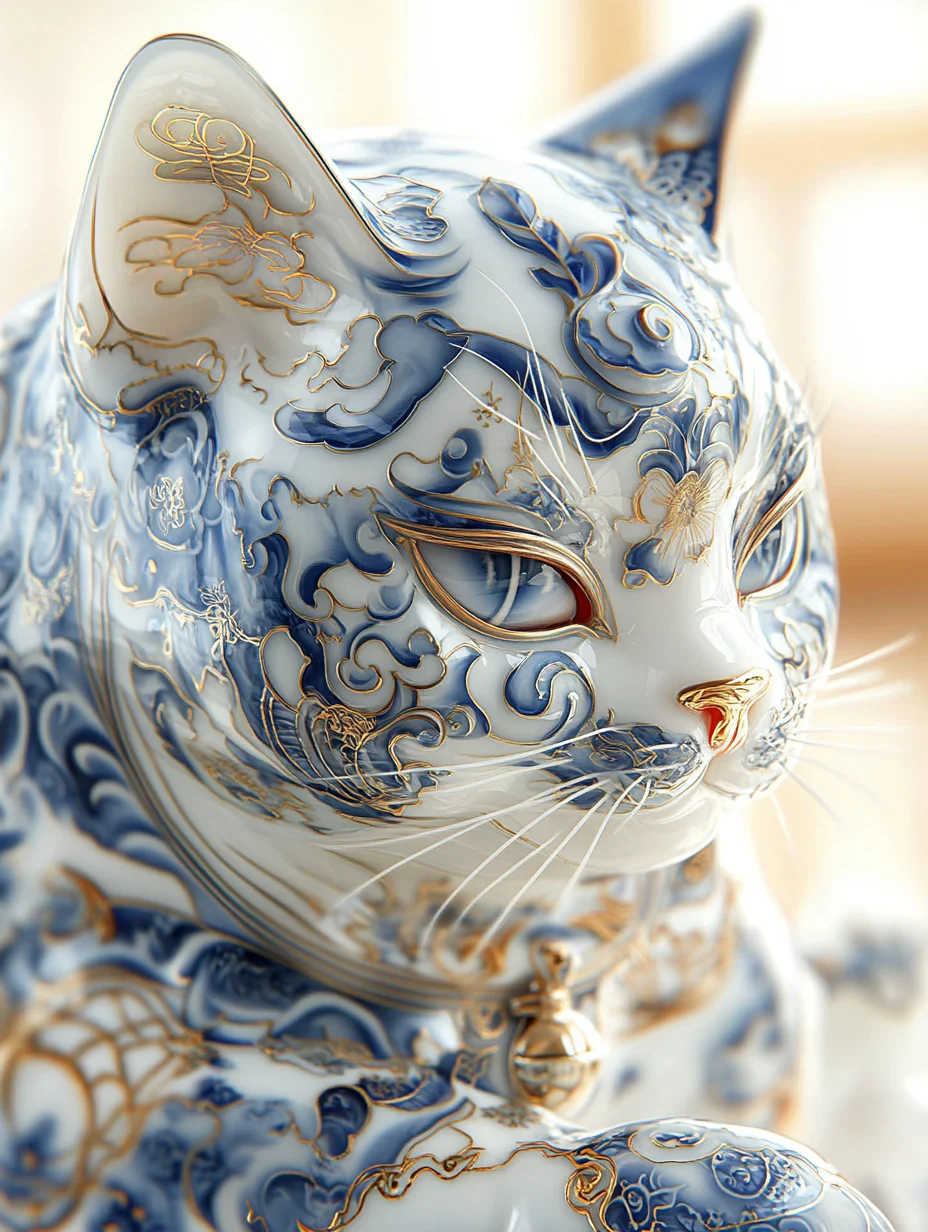 前方高萌预警！花纹各异的花瓷喵！