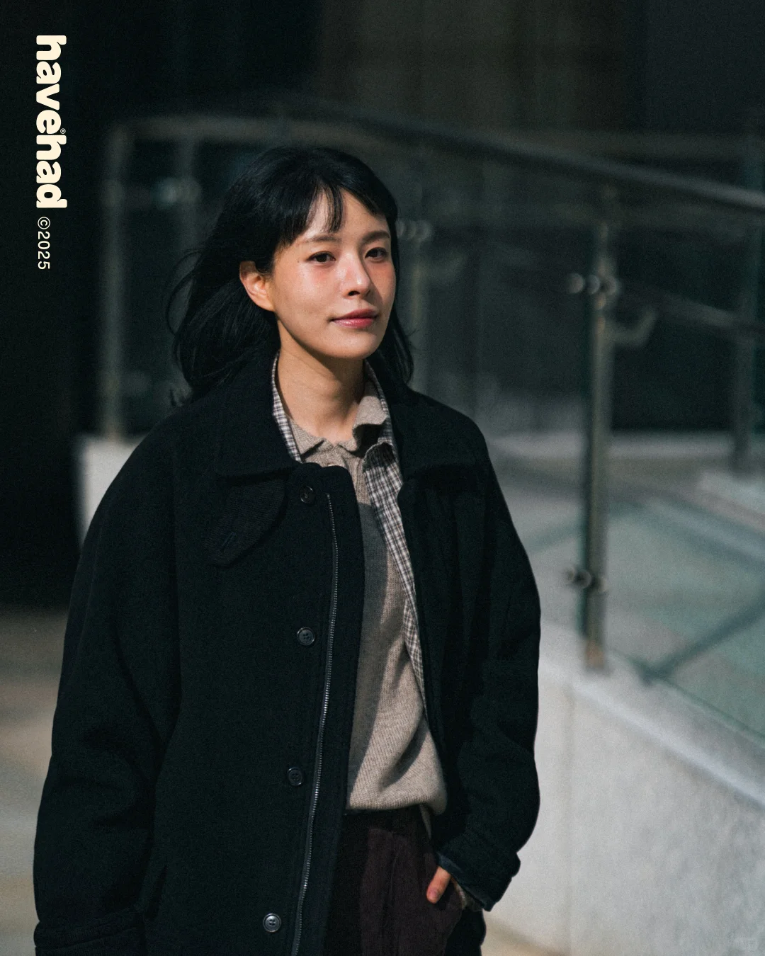 城市羊毛半外套