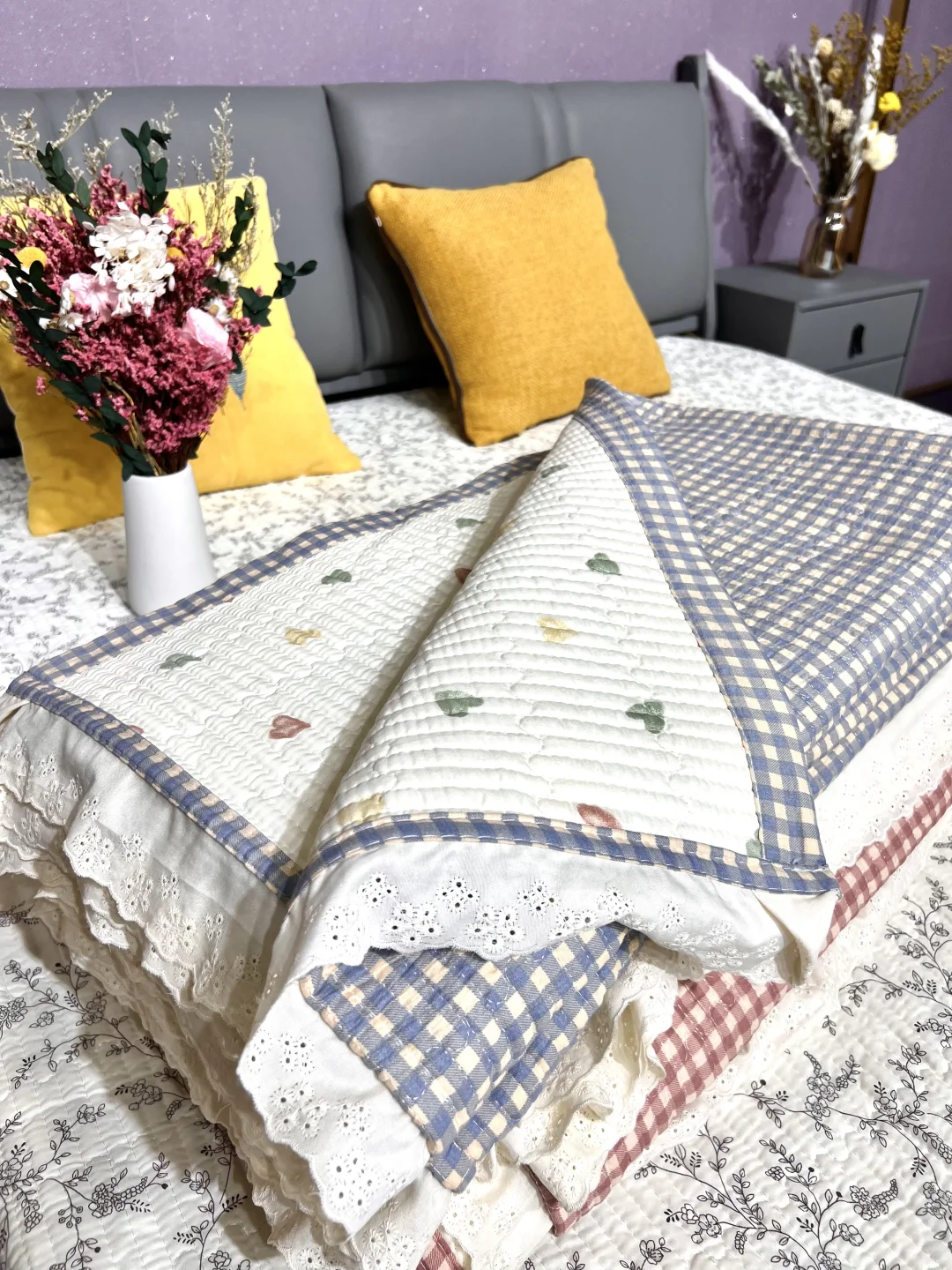 ?救命！这床盖的少女心设计直接戳中我了！