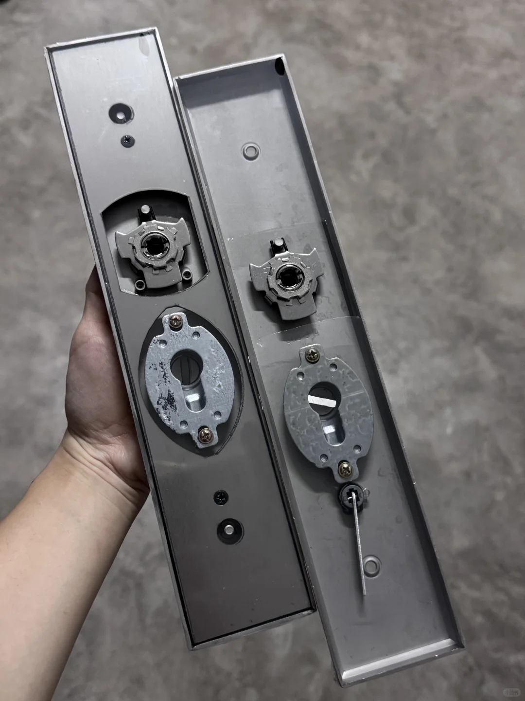 304不锈钢防盗门大门锁，加厚不锈钢盖板