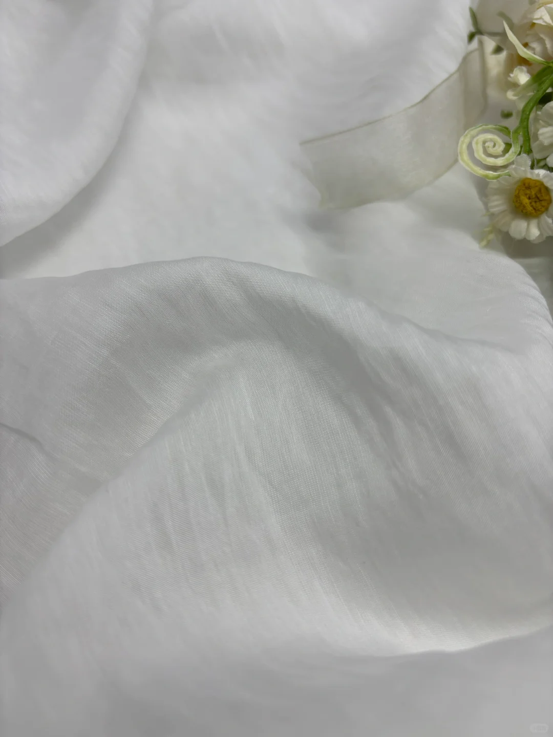 19.9元5米，白色天丝棉轻薄布料里衬透气吸汗