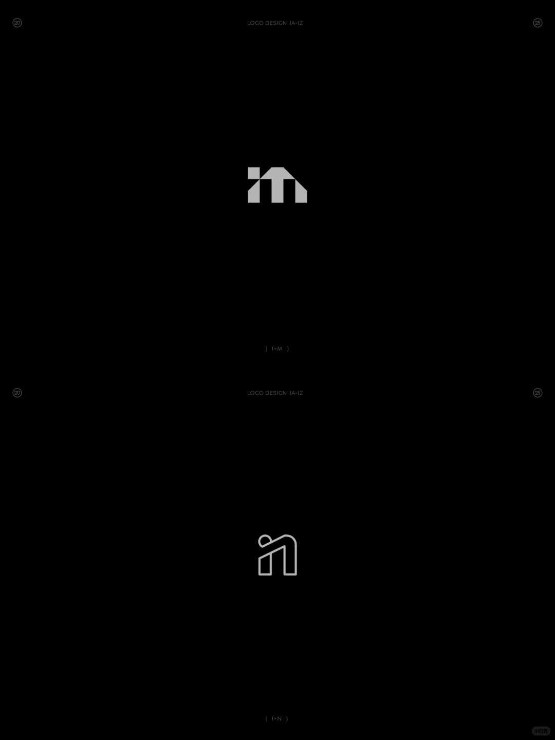原创❗字母IA-IZ组合图形logo
