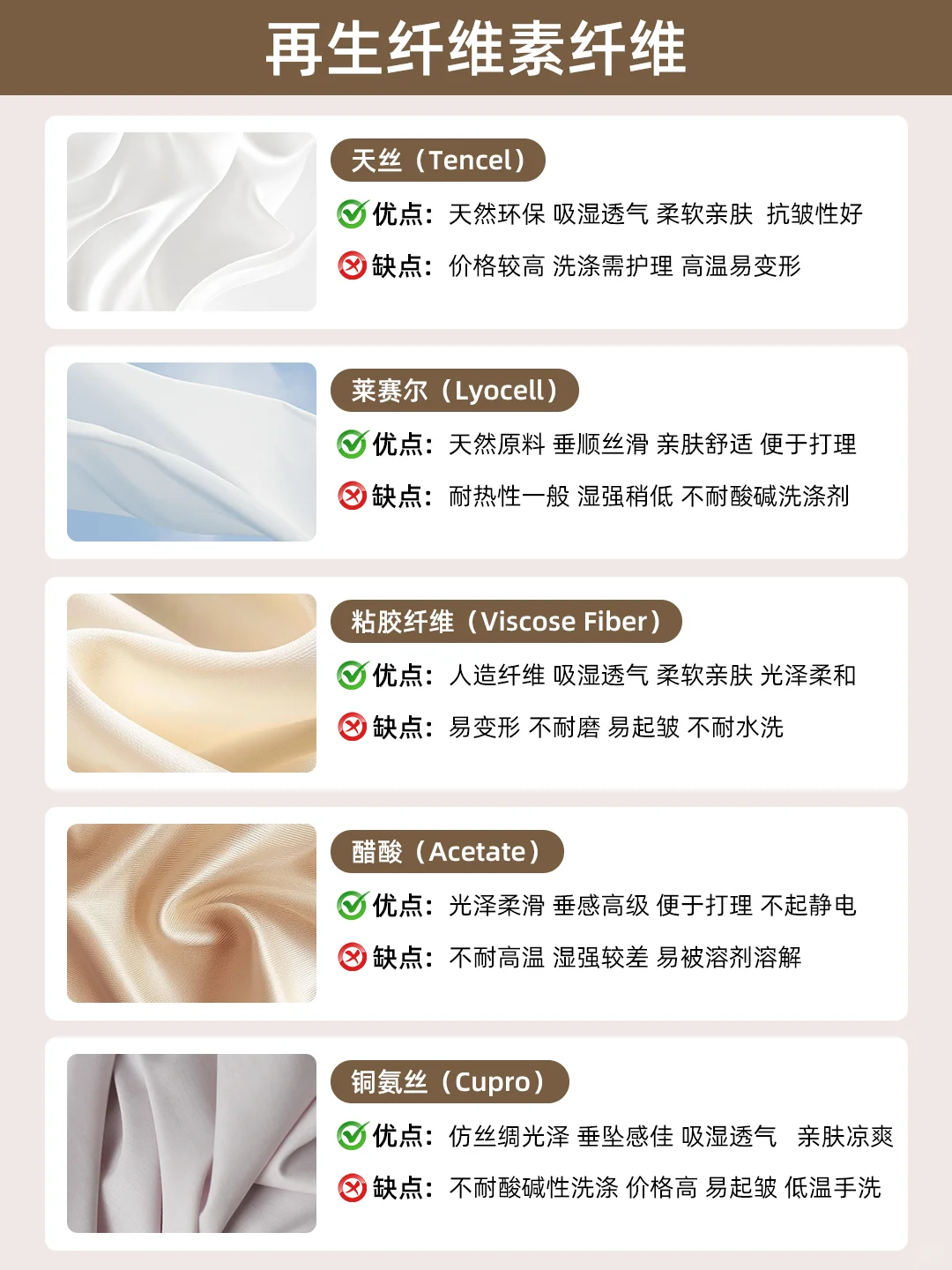 ?面料怎么选不踩雷?30种面料一文说清!