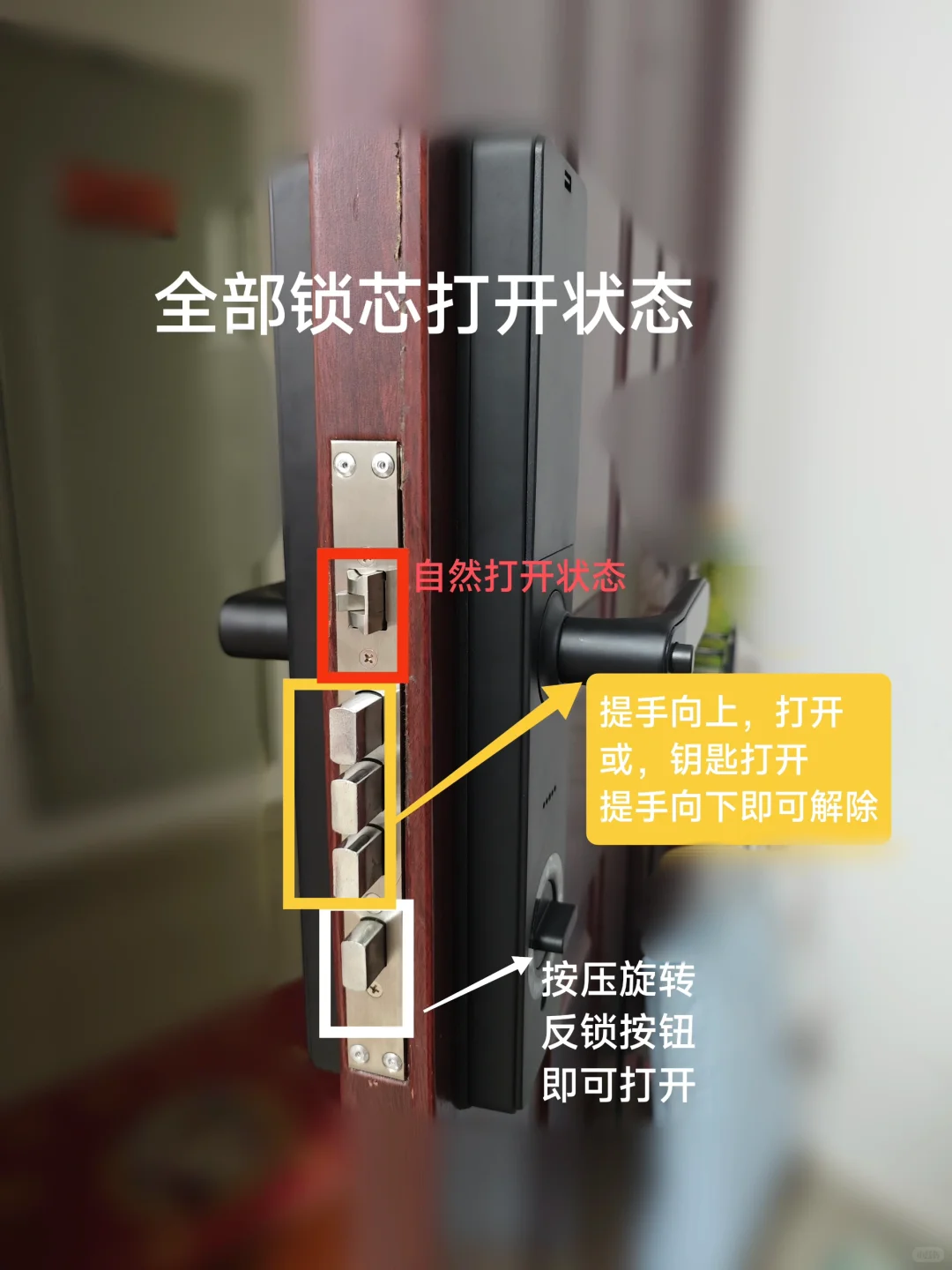 小益智能锁206t锁芯状态