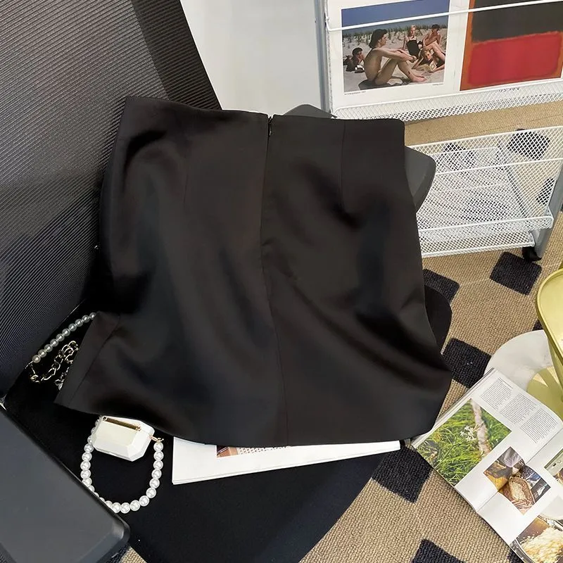 ?夏日通勤神器!韩系显白A字半裙