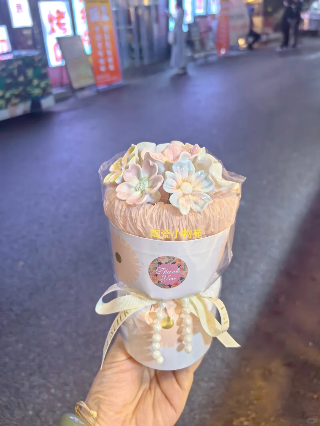 我家的陶瓷花，包花束绝了❗️❗️