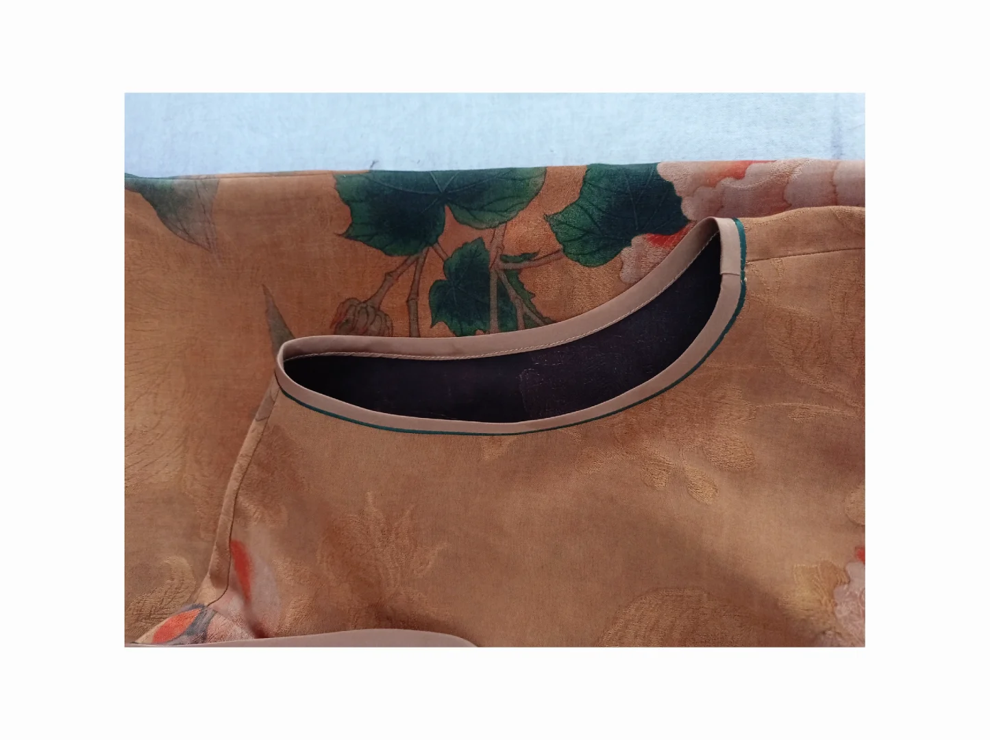 香云纱改良旗袍