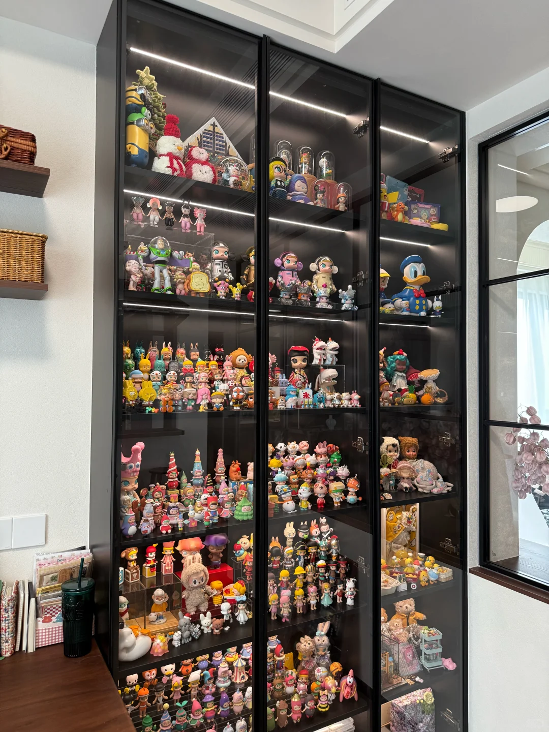 藏在书房的INFJ快乐墙，盲盒展示柜附尺寸?