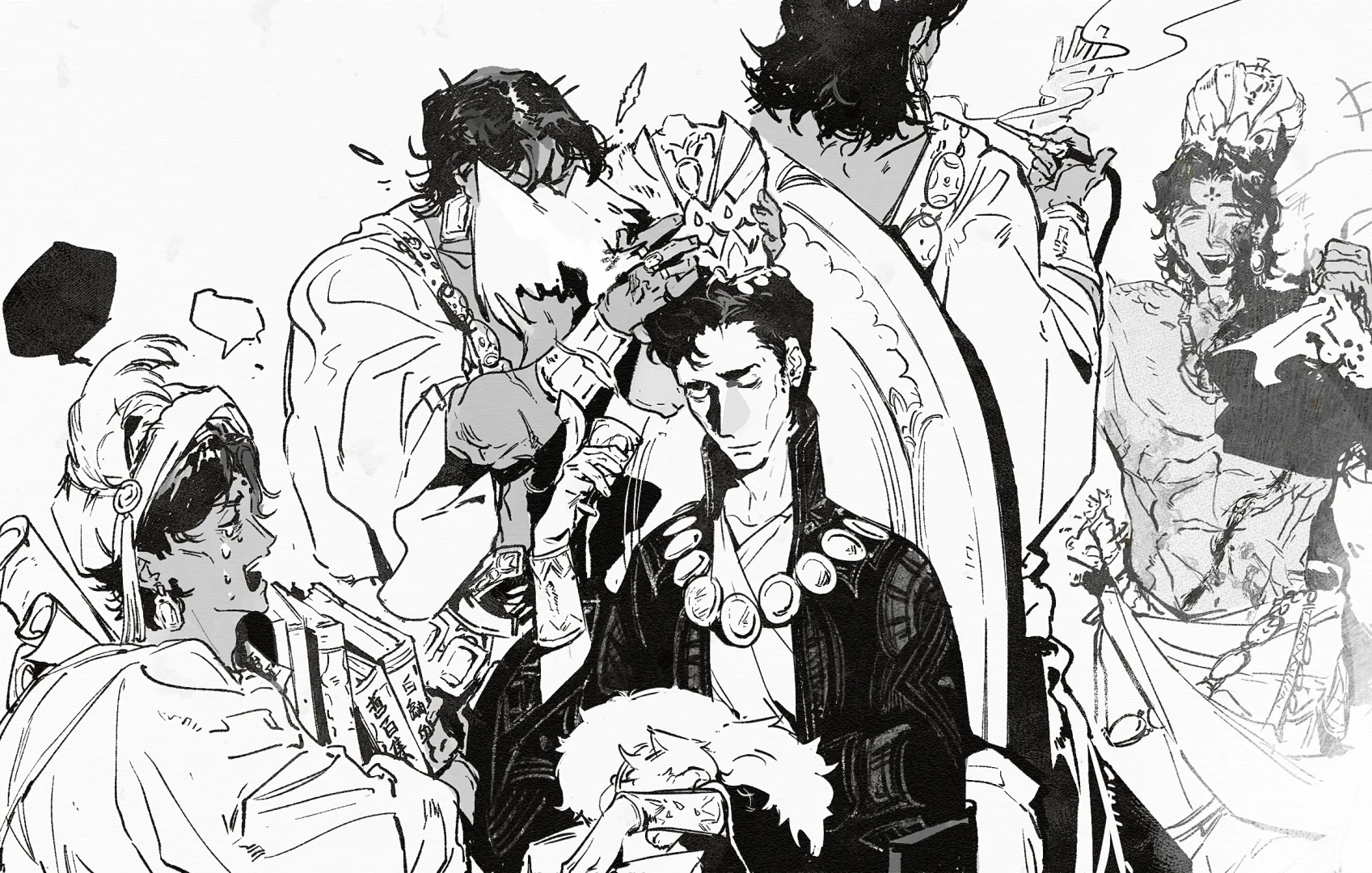 抽成这样不得不画了