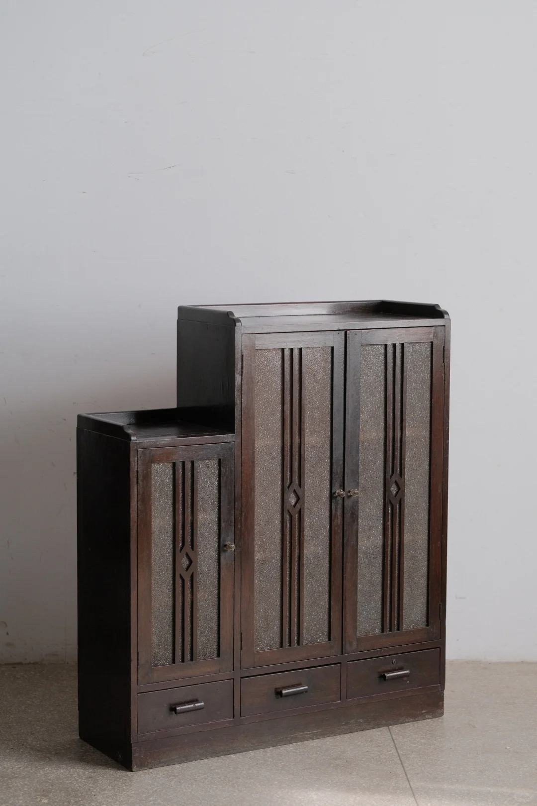 民国老上海柳桉玻璃柜 书柜 展示柜