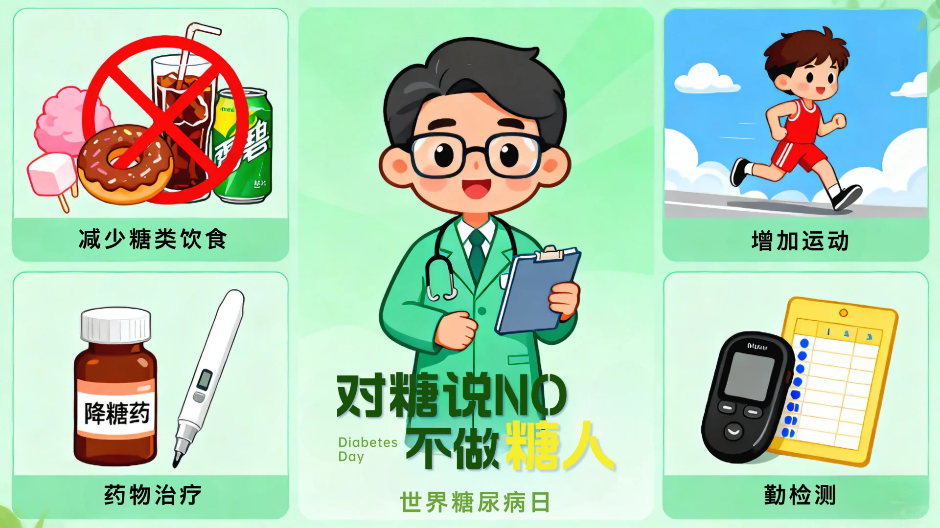 世界糖尿病日|远离“甜蜜负担”