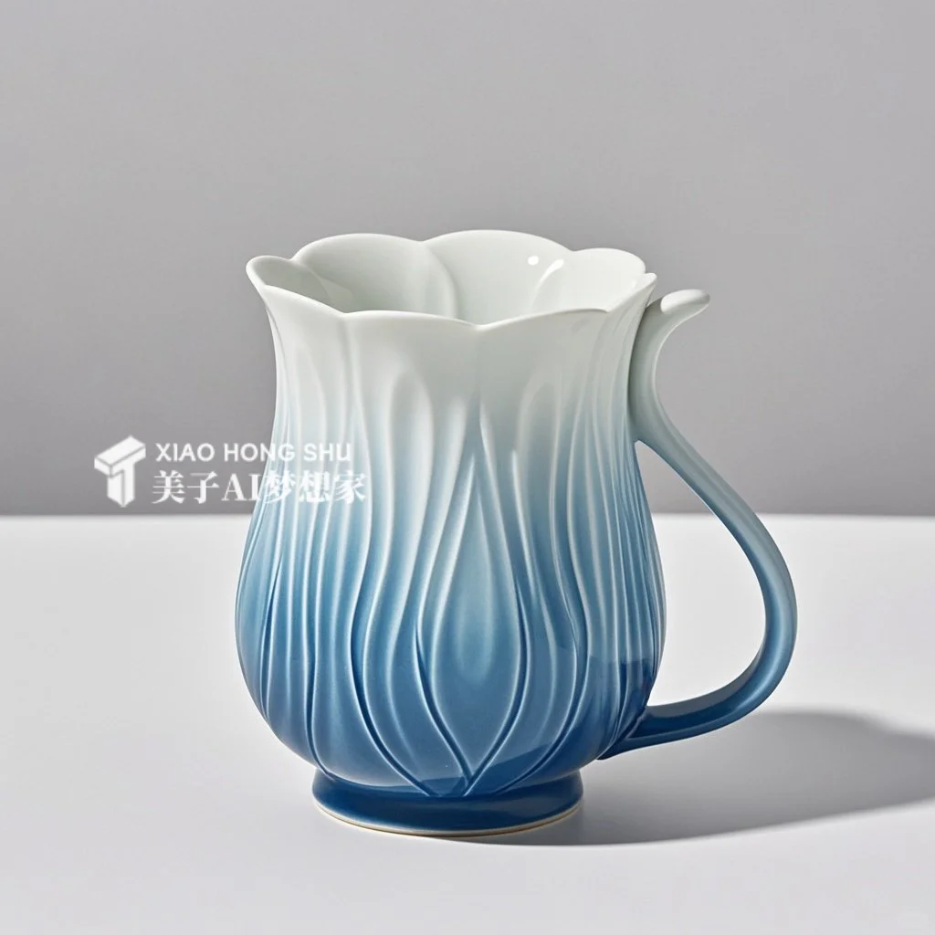 ?AI产品设计1000个?铃兰花开美丽杯子