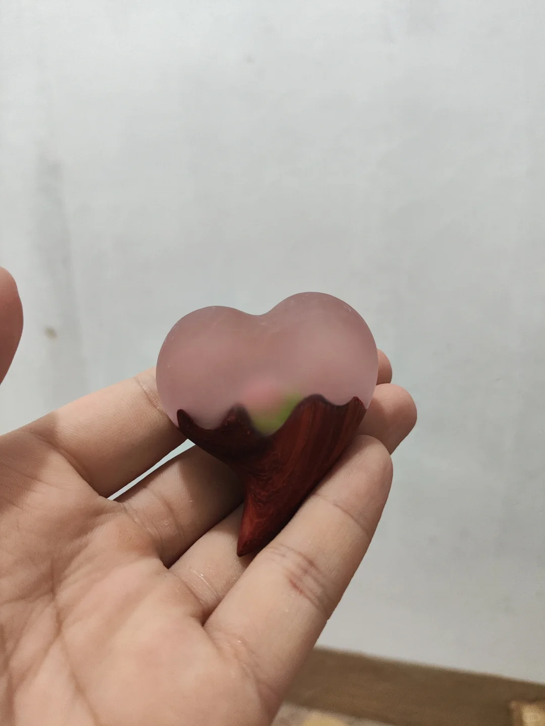 小爱心的打磨过程~