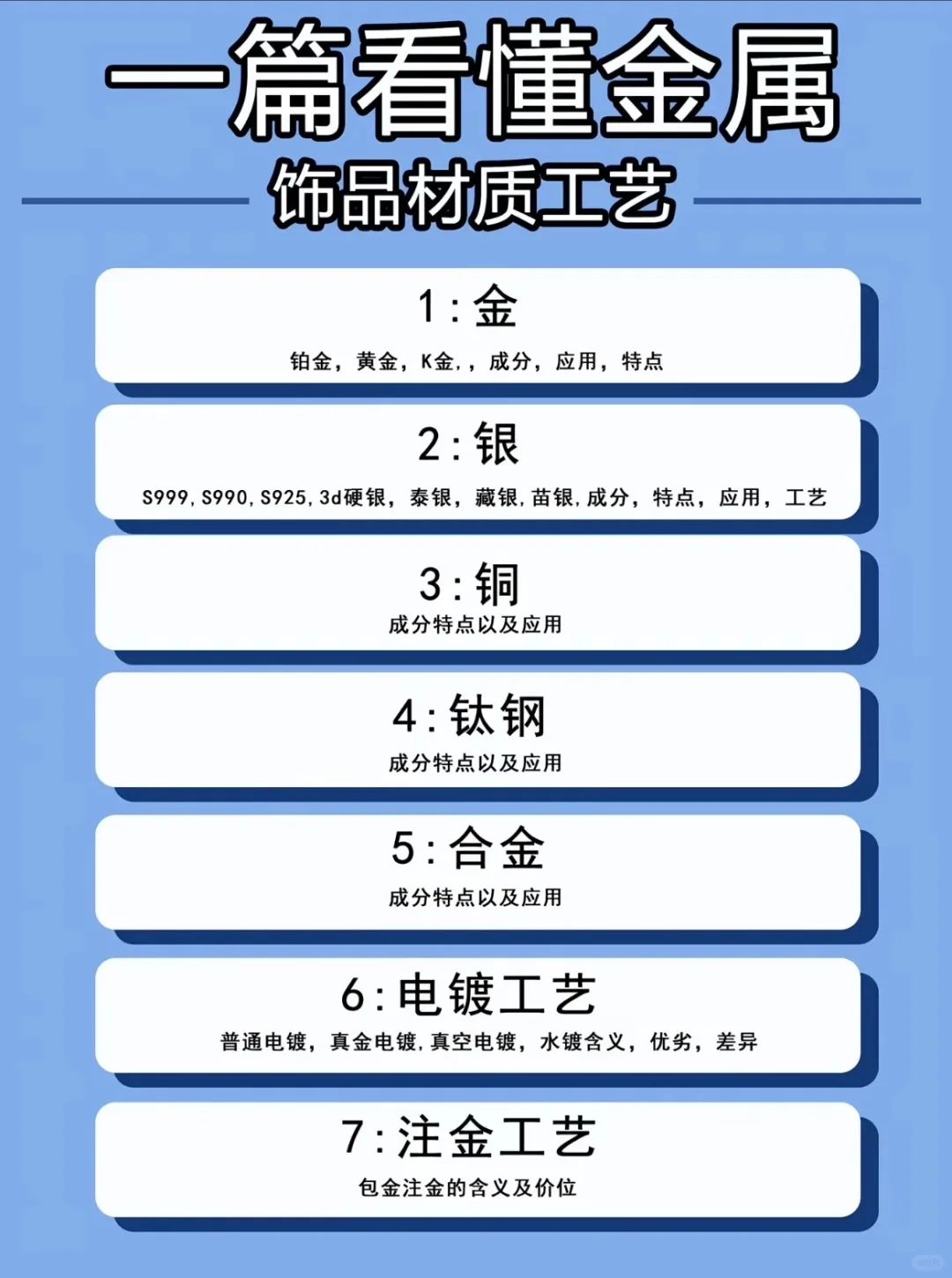 ? 一篇看懂饰品材质｜买金买银不再被坑！