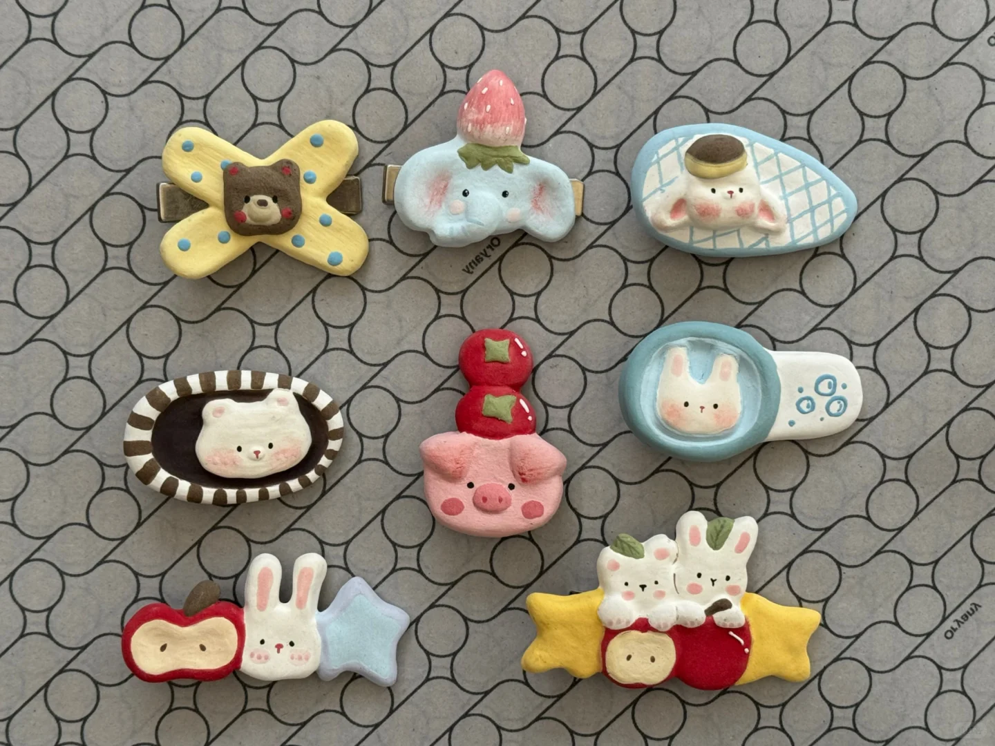 陶瓷发夹！多巴胺！！很轻