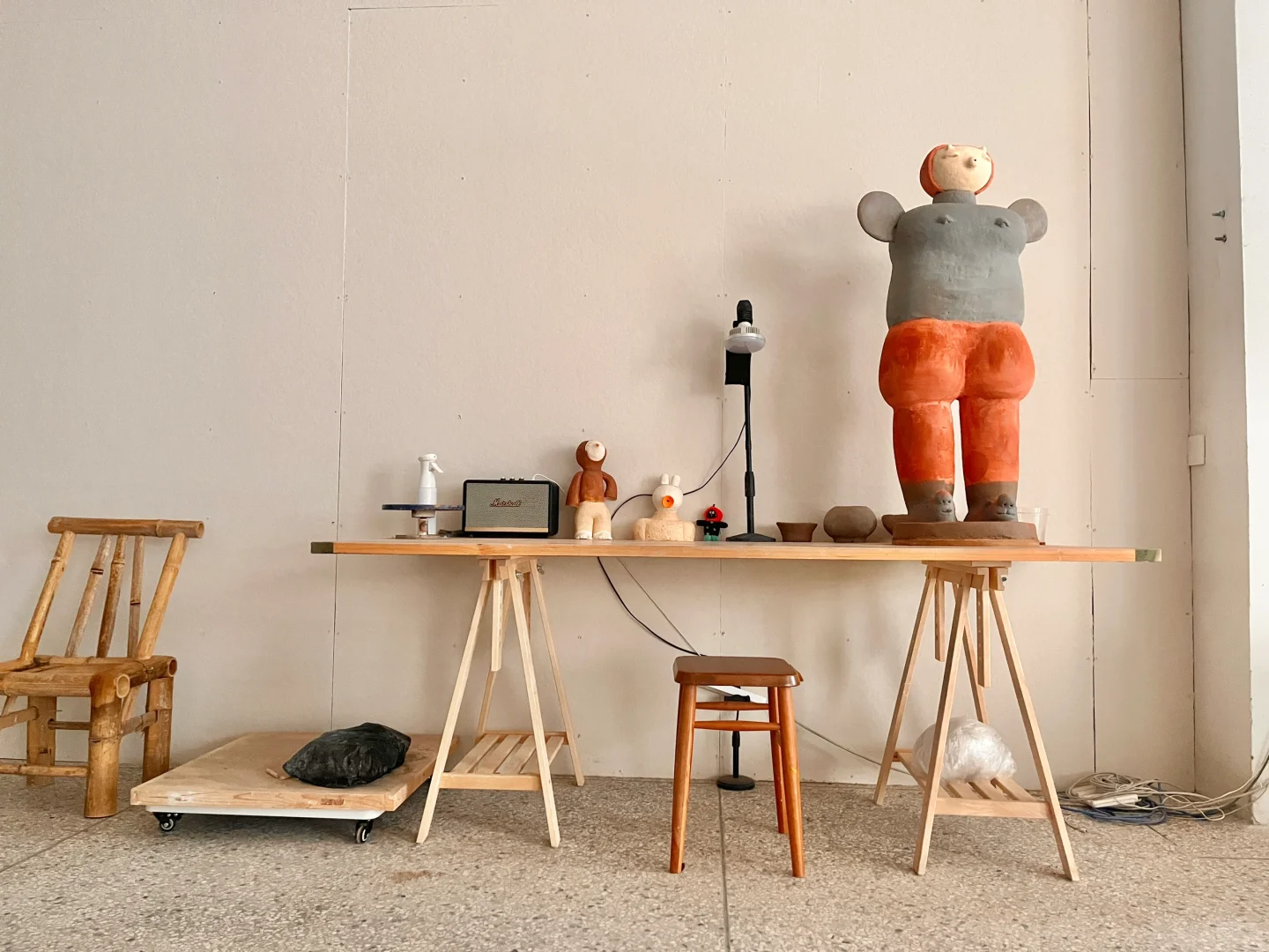 上色完毕 底座居然像慕斯蛋糕