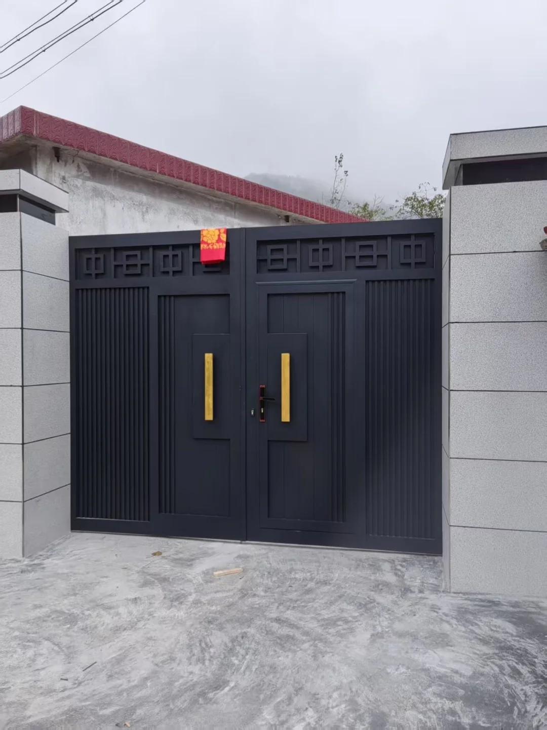 自建房庭院大门款式2025新款