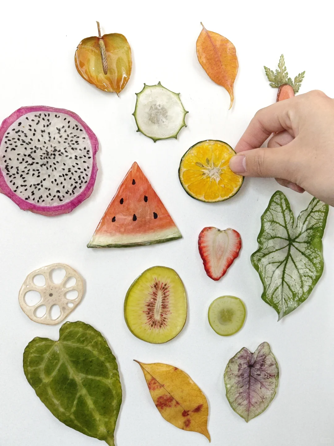 水果做的冰箱贴