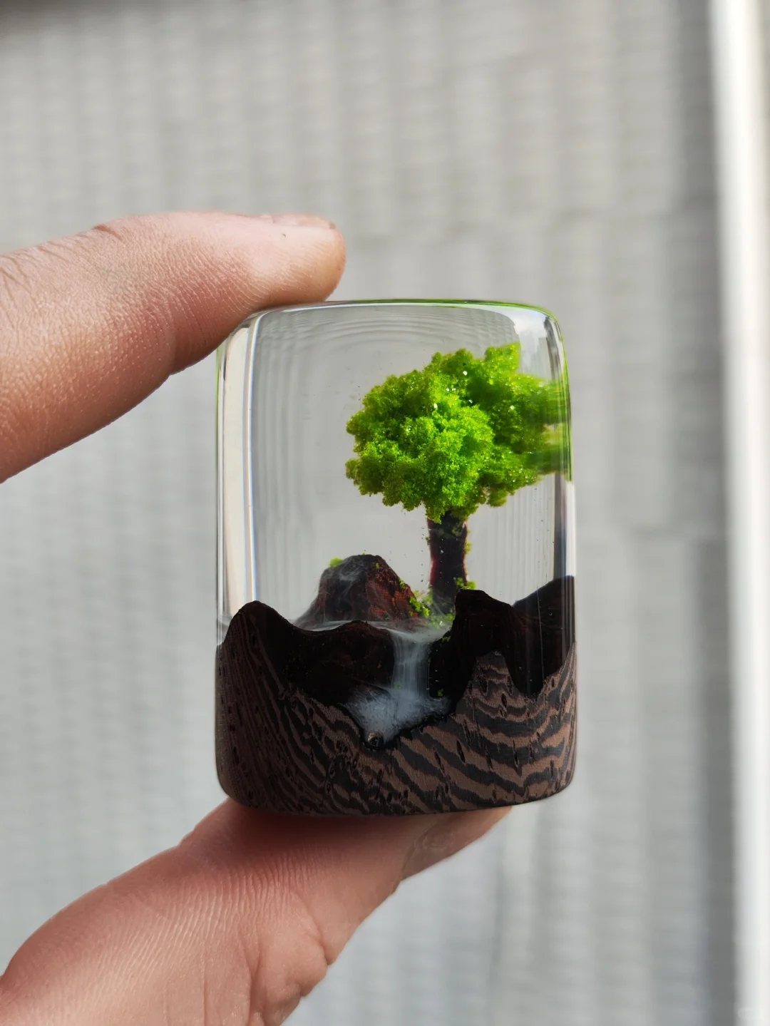 自己制作的小树摆件