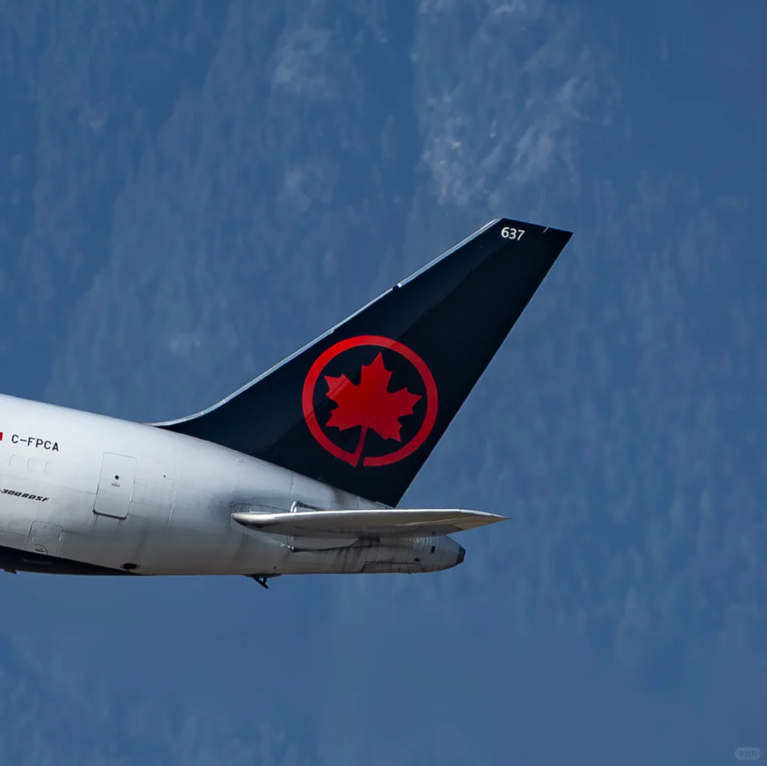 三架经典货机相继从温哥华山景中腾空而起