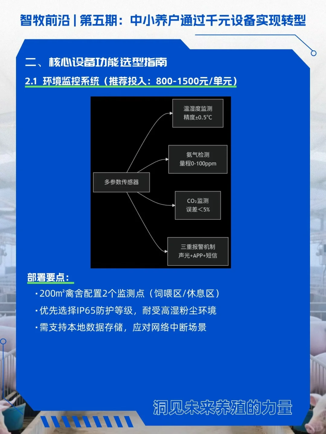 中小养殖户低成本智能化设备推荐