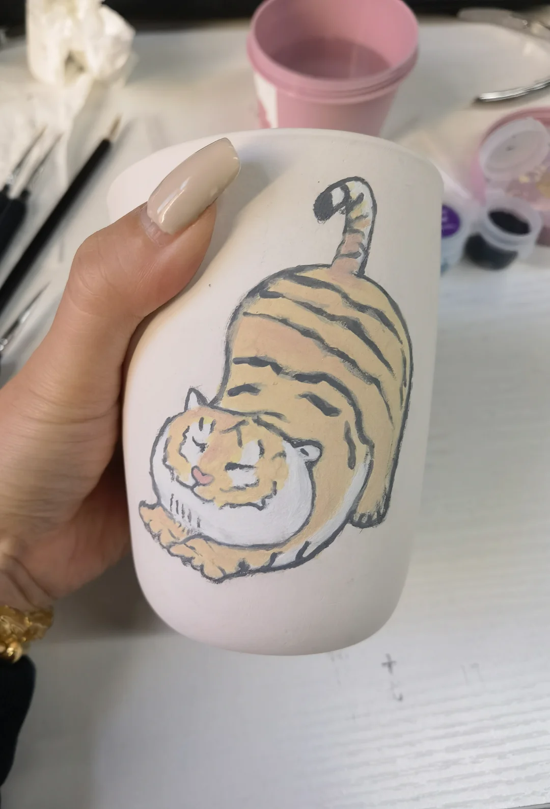 第一次做手绘陶瓷 万万没想到