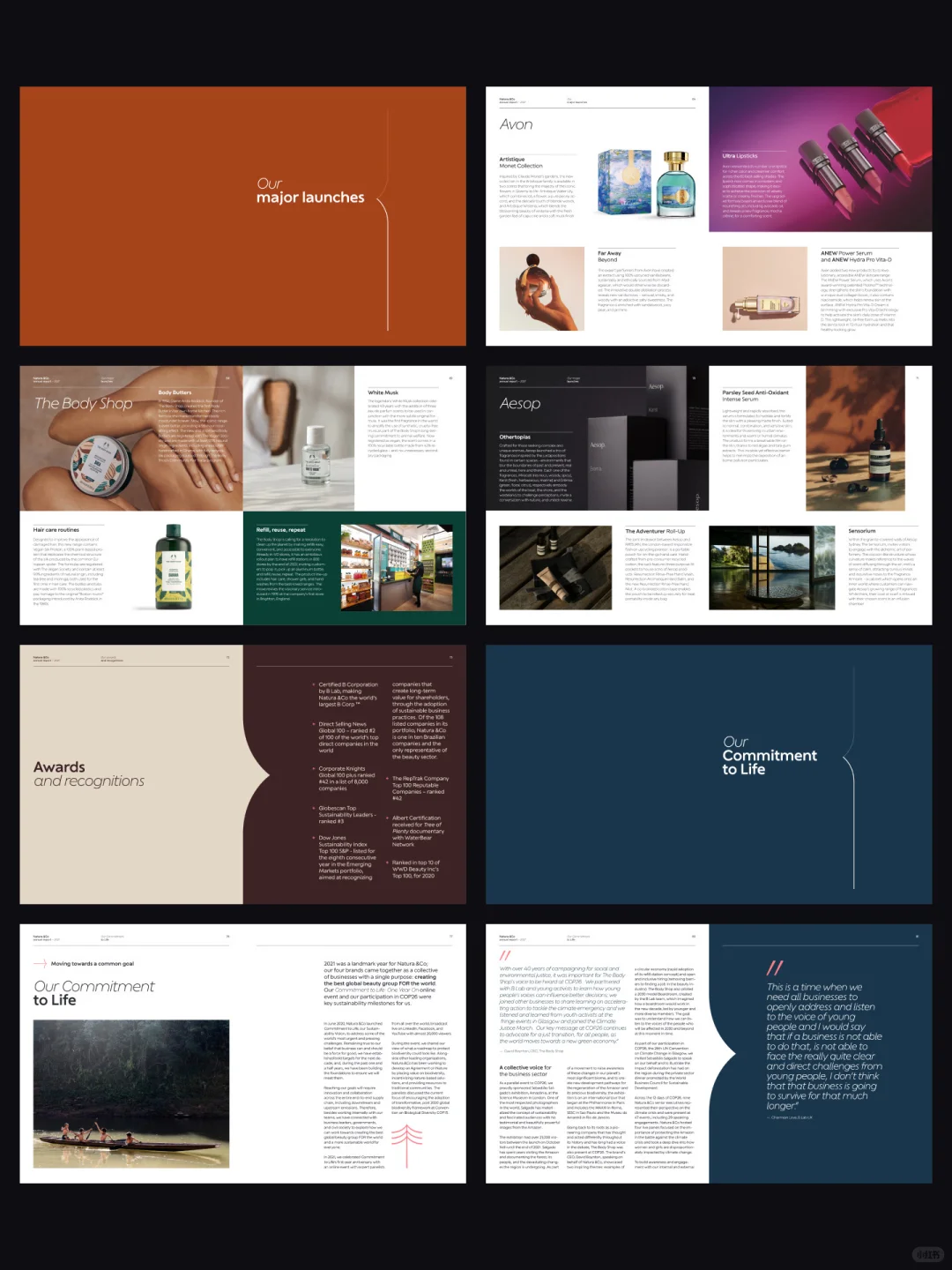 Natura&Co 报告教做美妆 PPT?