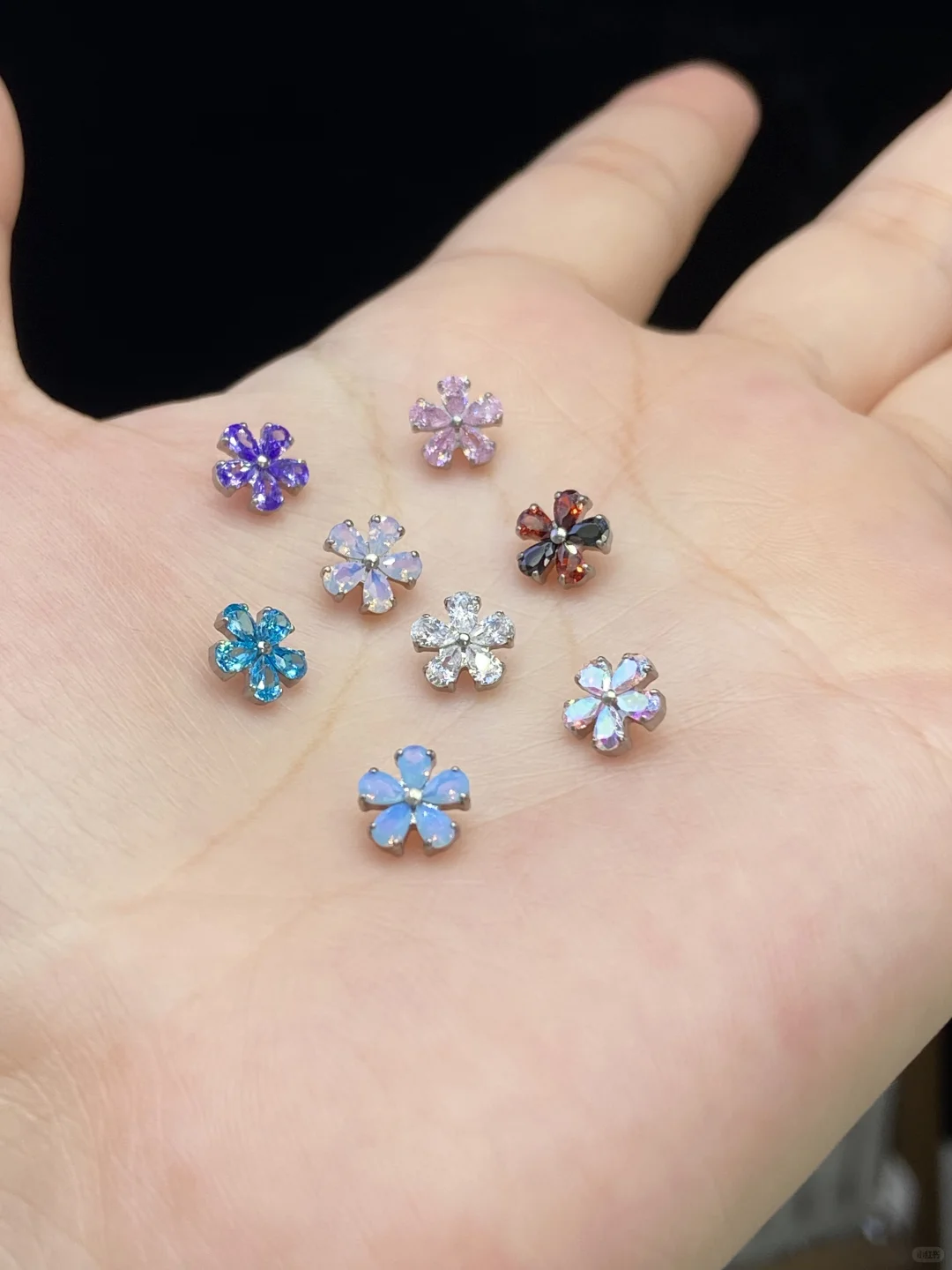 ⋆｡°钛合金樱花耳钉₊˚⟡ ꙳˖