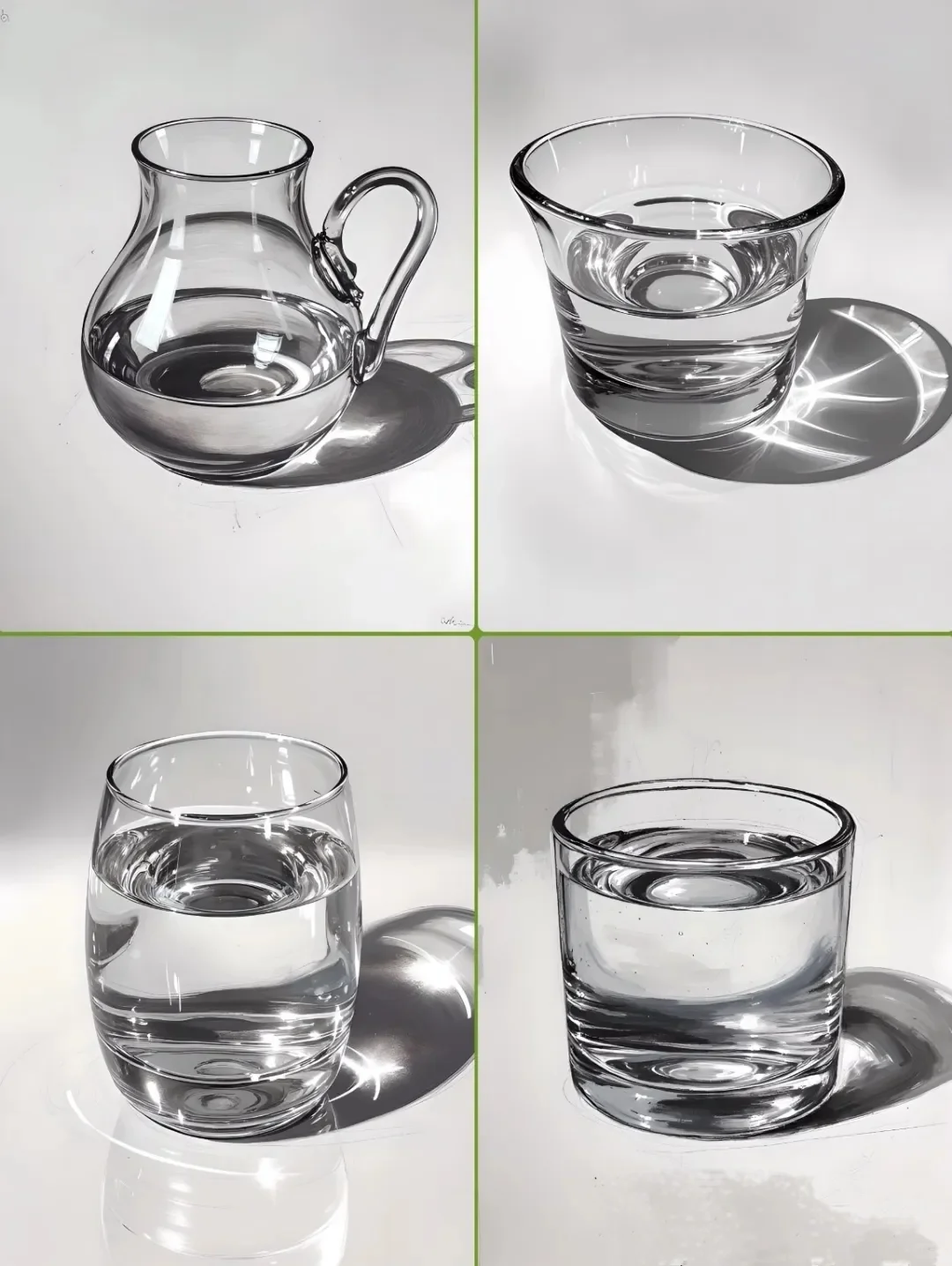 100分的玻璃质感