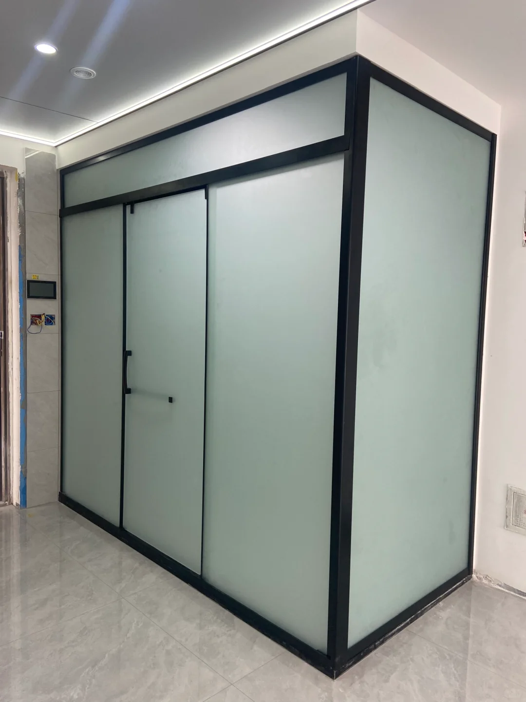 超大L型淋浴房设计规范和安装细节