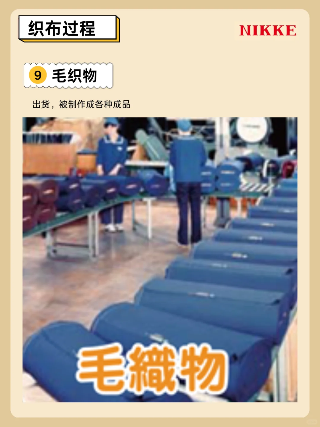 深入工场内部|从原毛到织物全过程讲解