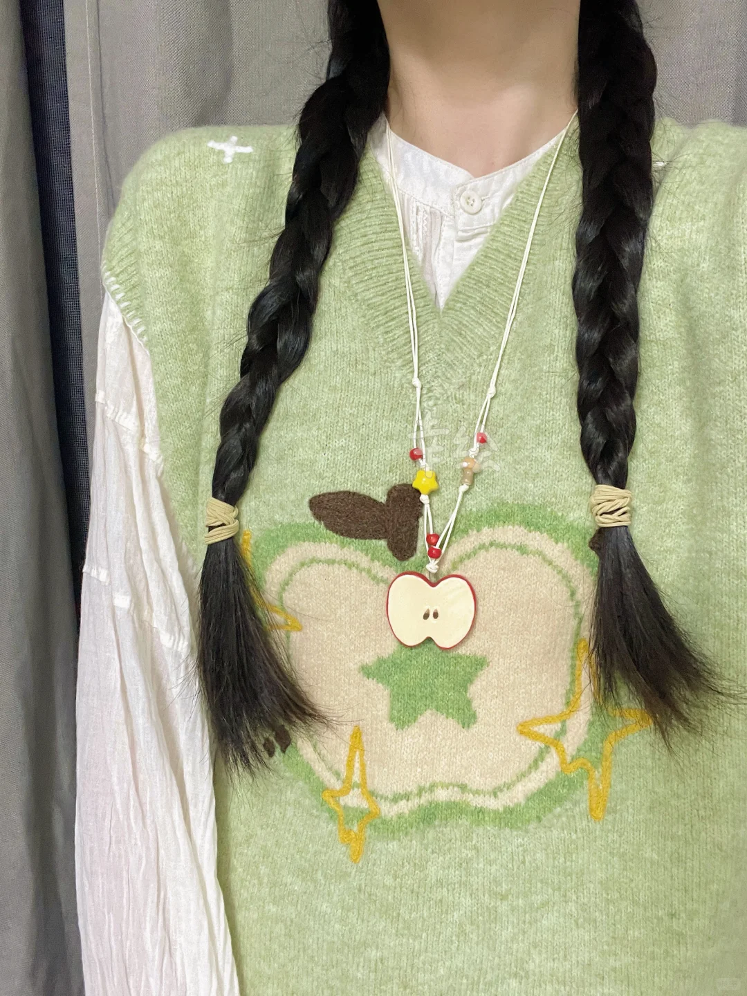 切一片苹果做项链?✨