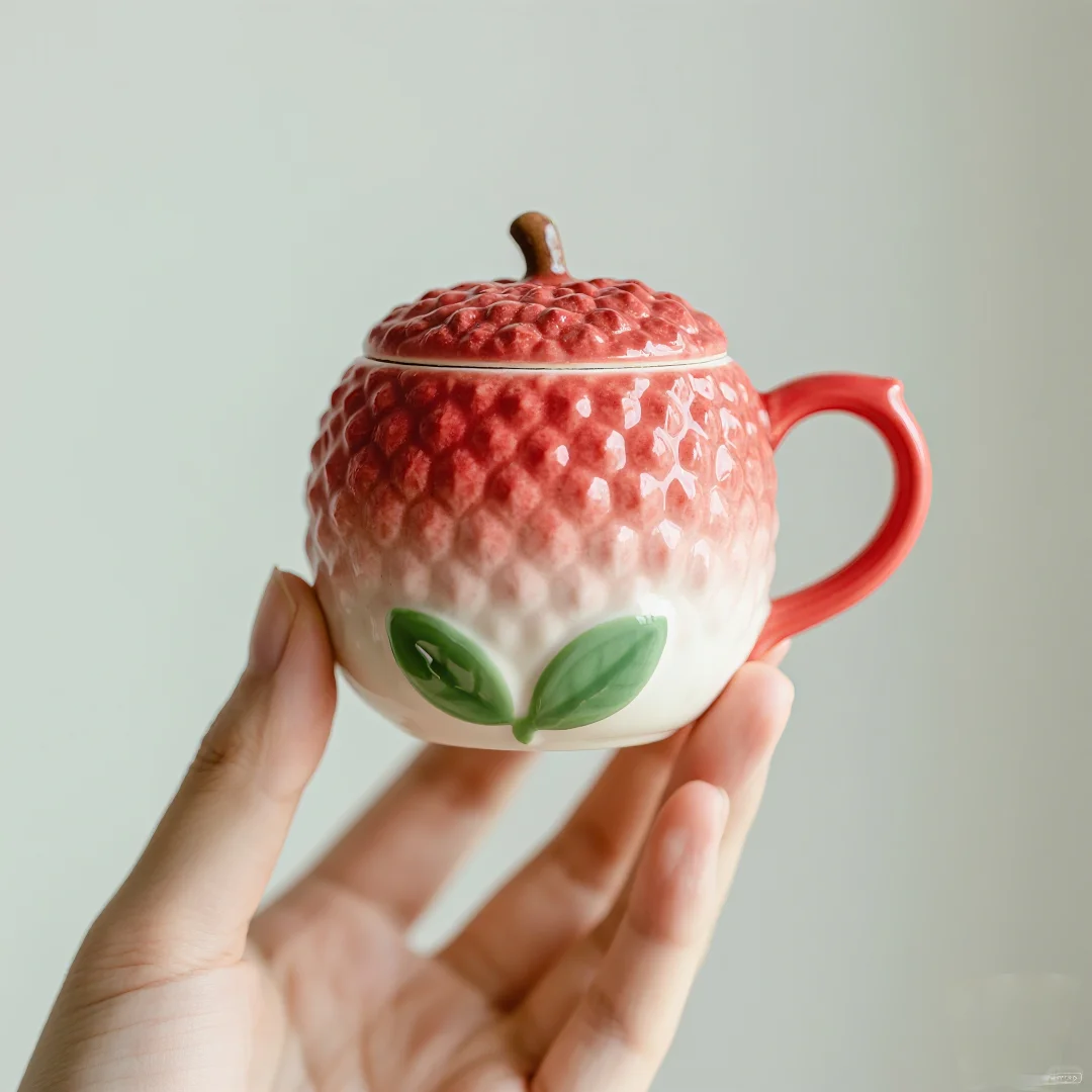 ? 甜美荔枝手工杯，少女心满满的夏日
