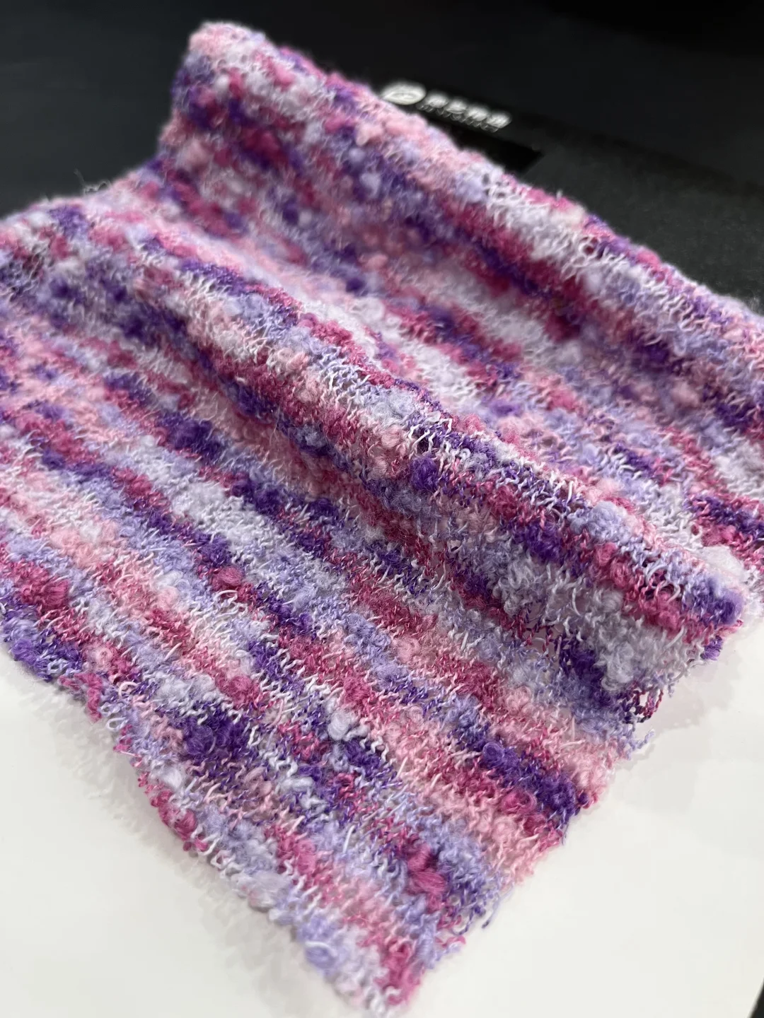 段染豆豆·花式纱 | 纤维艺术织就立体画布