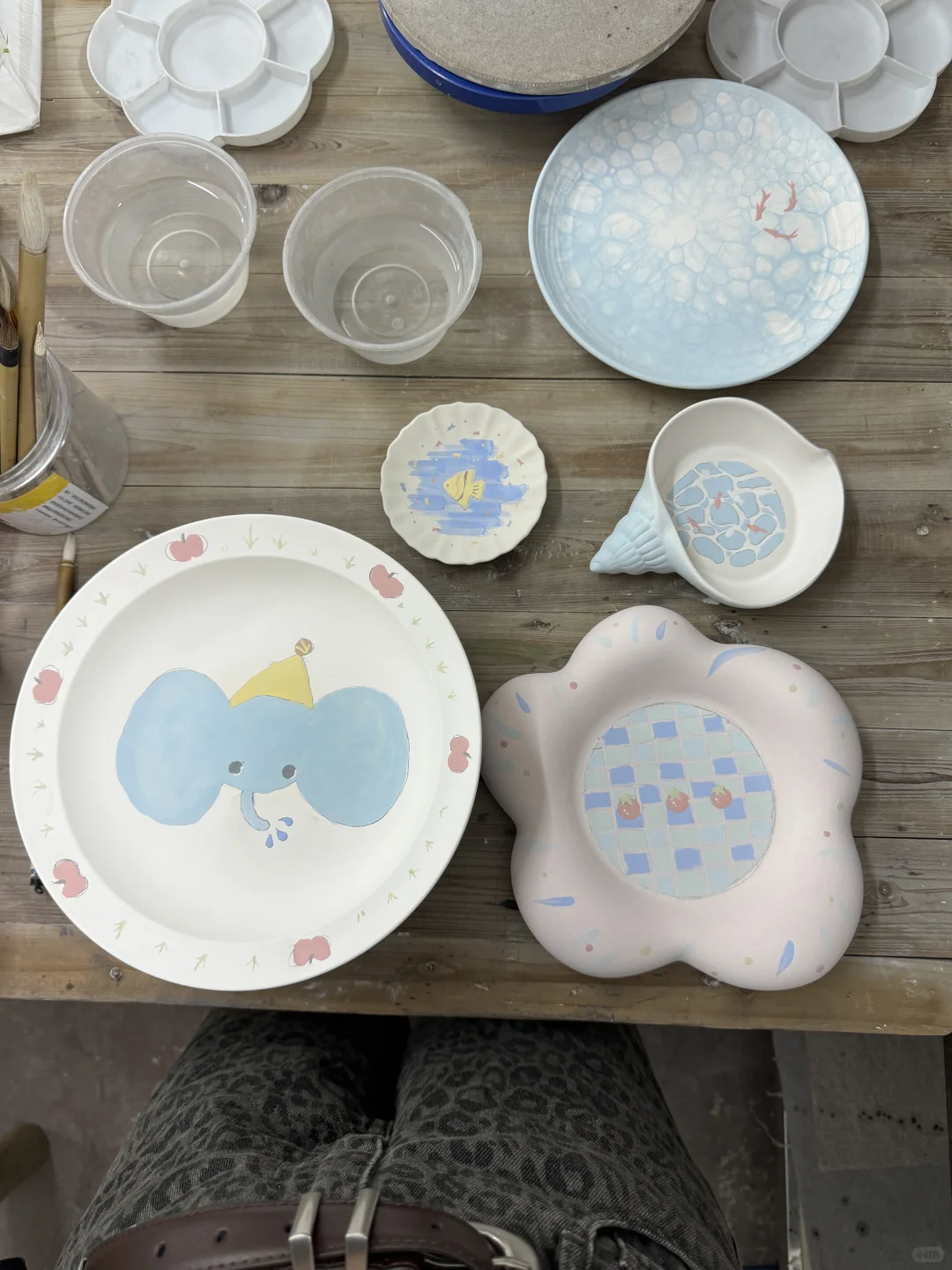 景德镇陶瓷绘画！终于开窑收到了！