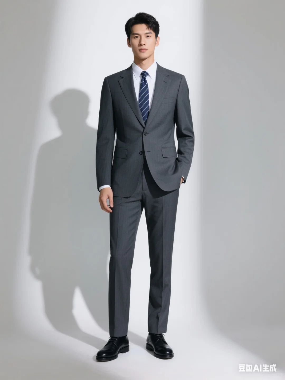 这组西装穿搭把职场气质玩明白了