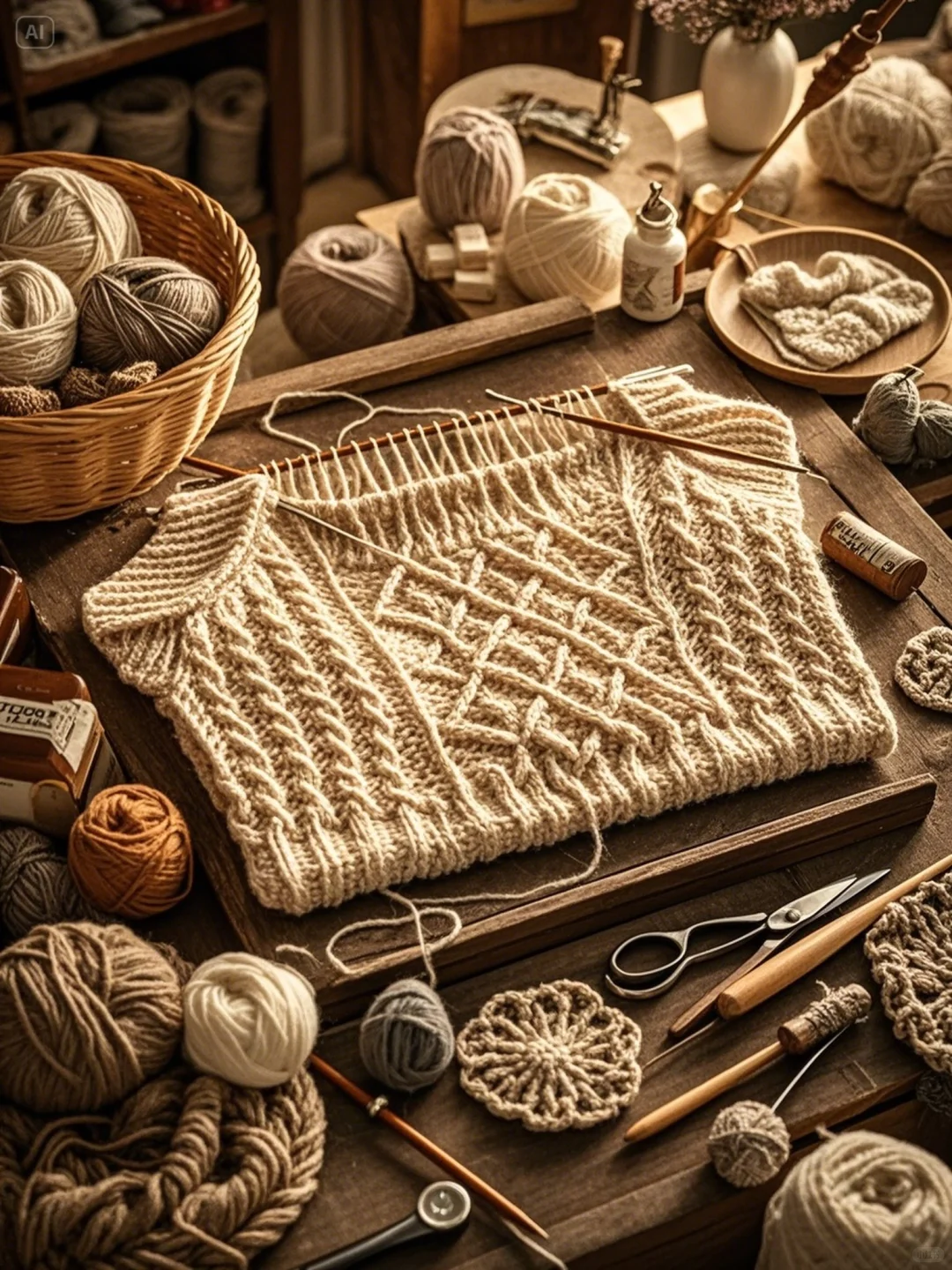 毛线编织非遗手作